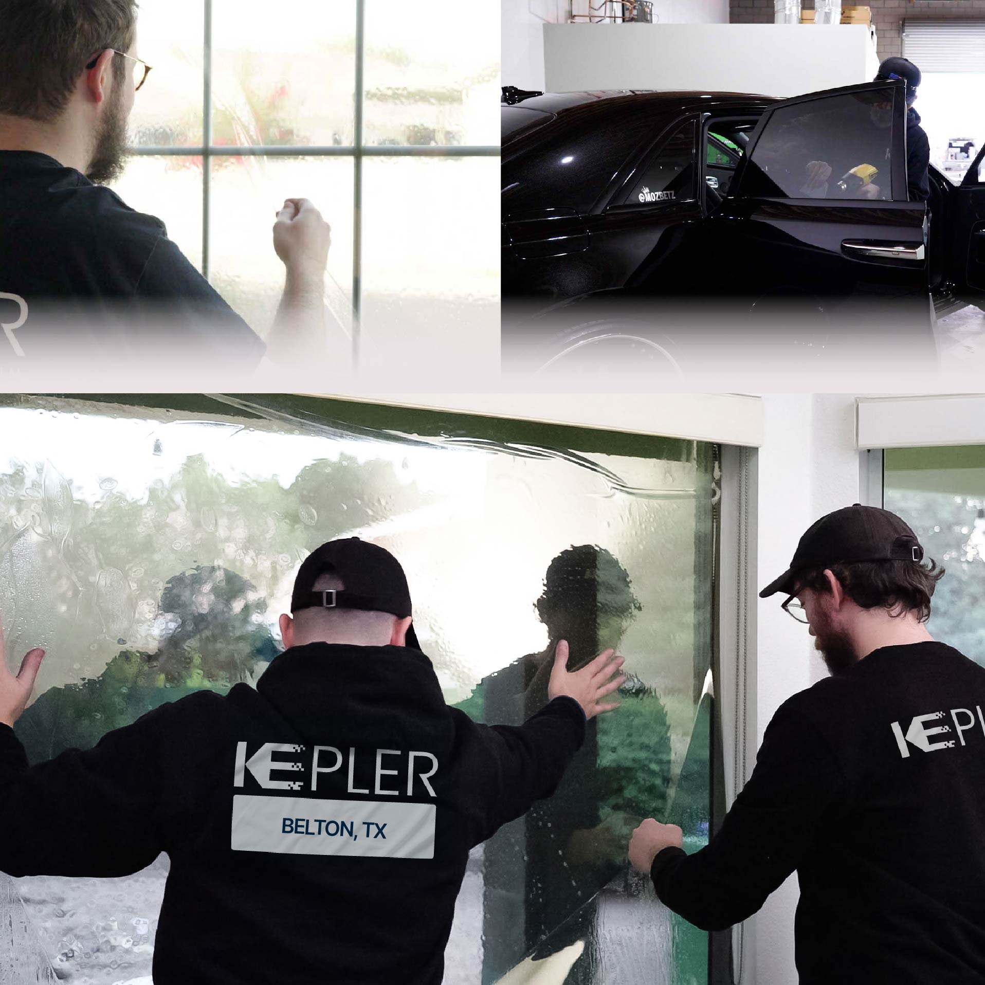 Kepler Specialist Performing Commercial Window Tinting in Belton Belton