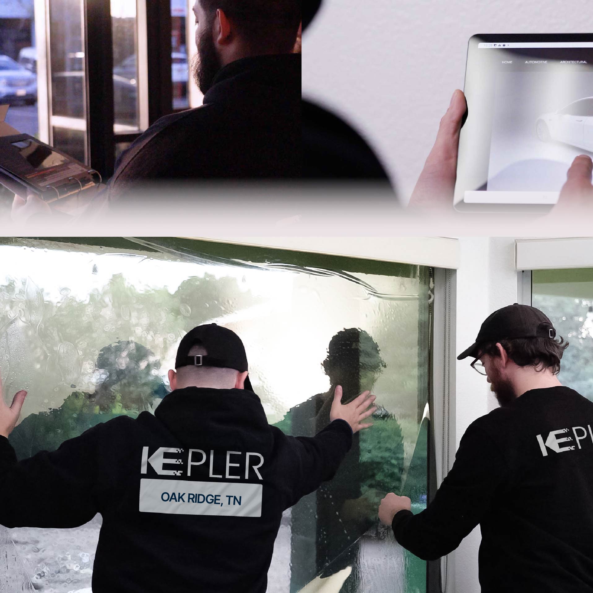 Kepler Specialist Performing Commercial Window Tinting in Oak Ridge Oak Ridge