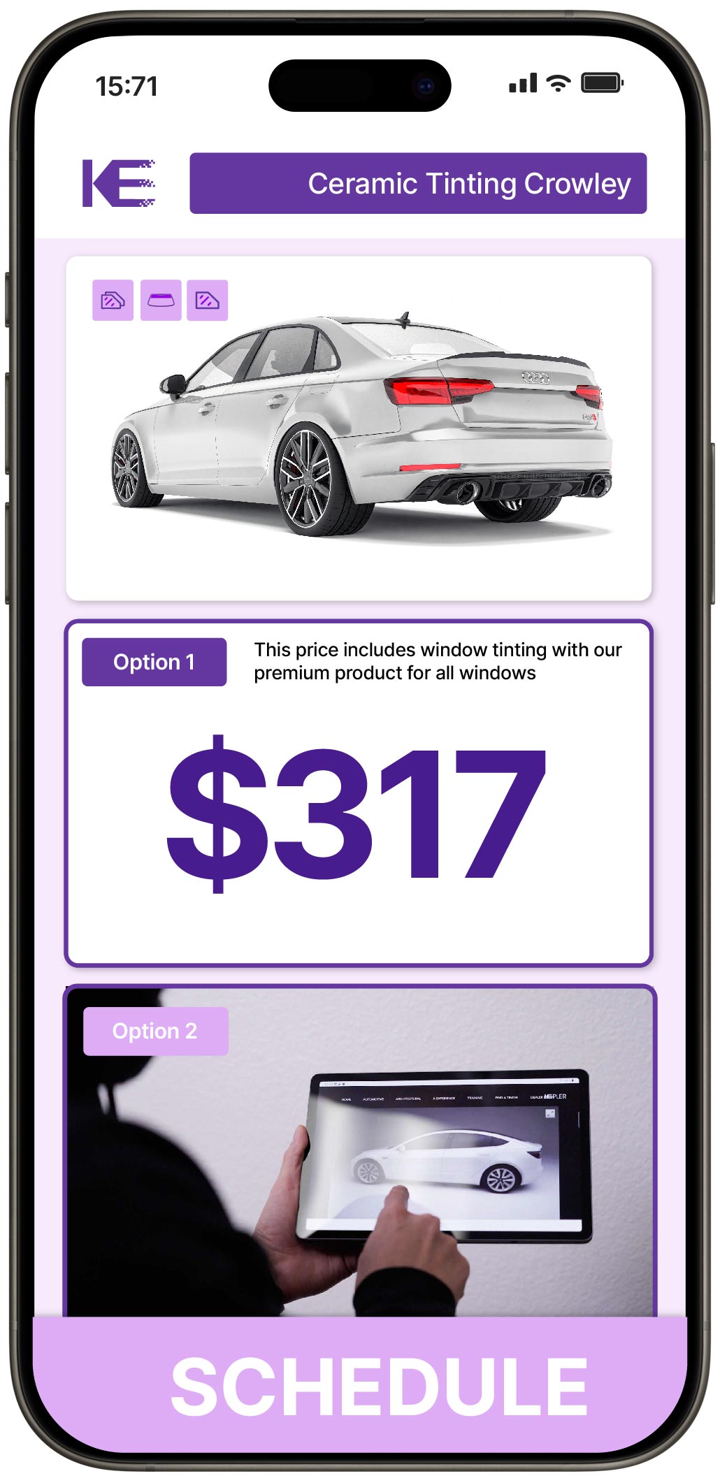 View Competitive Ceramic Window Tinting Costs in Crowley, Texas