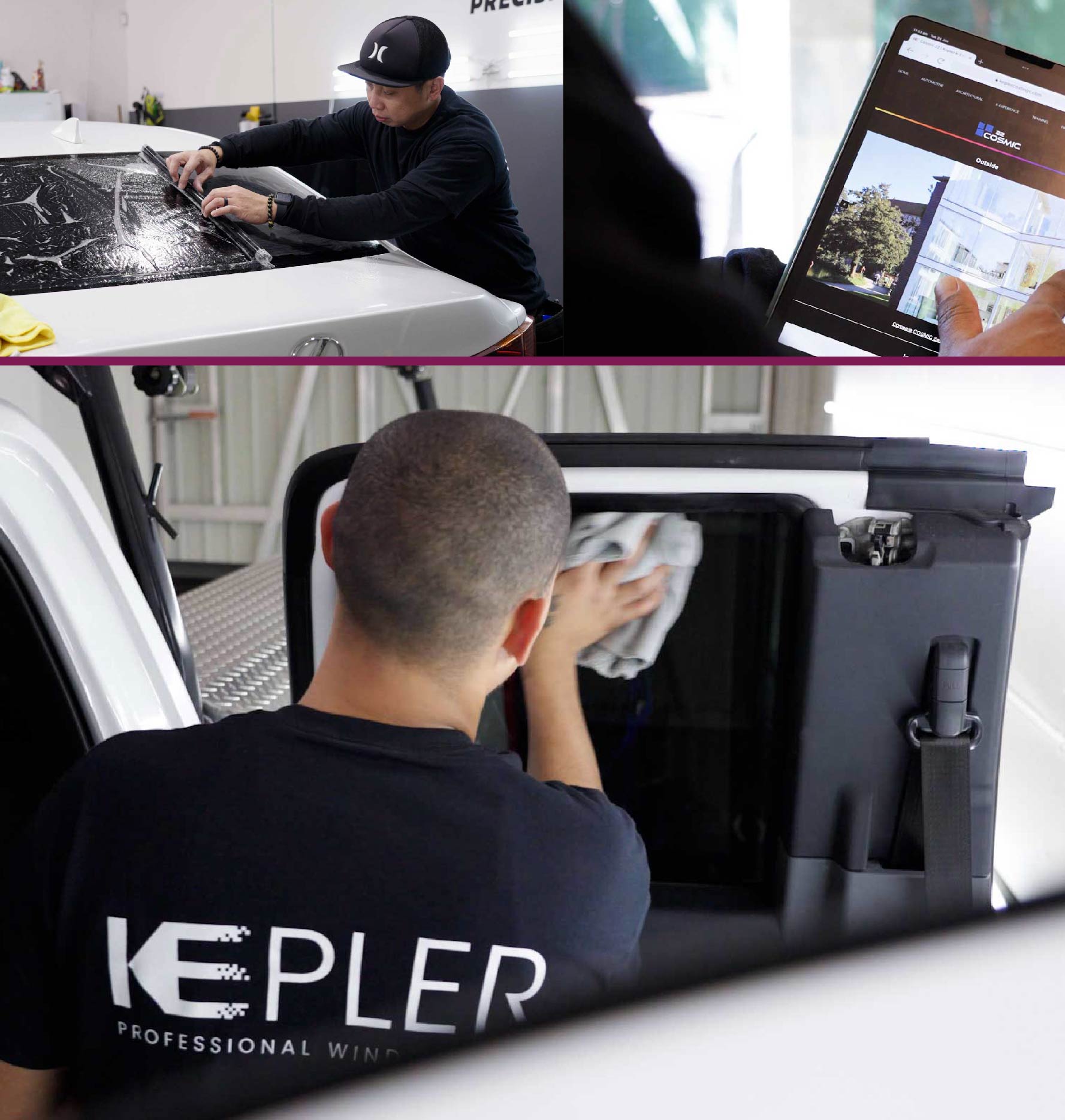 Kepler Dealer Installing Automotive Window Tint in West Virginia