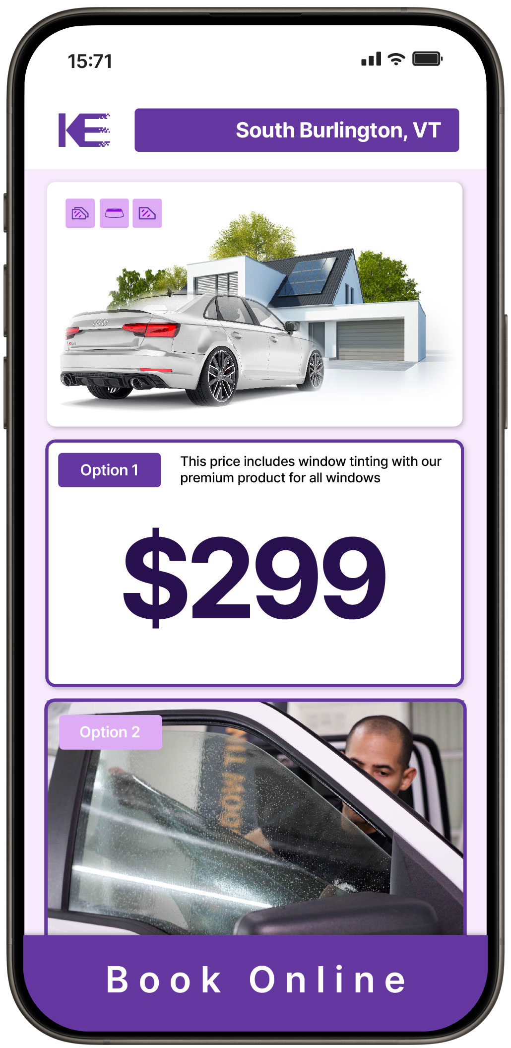 View Affordable Tesla Window Tinting Costs in Rutland, Vermont