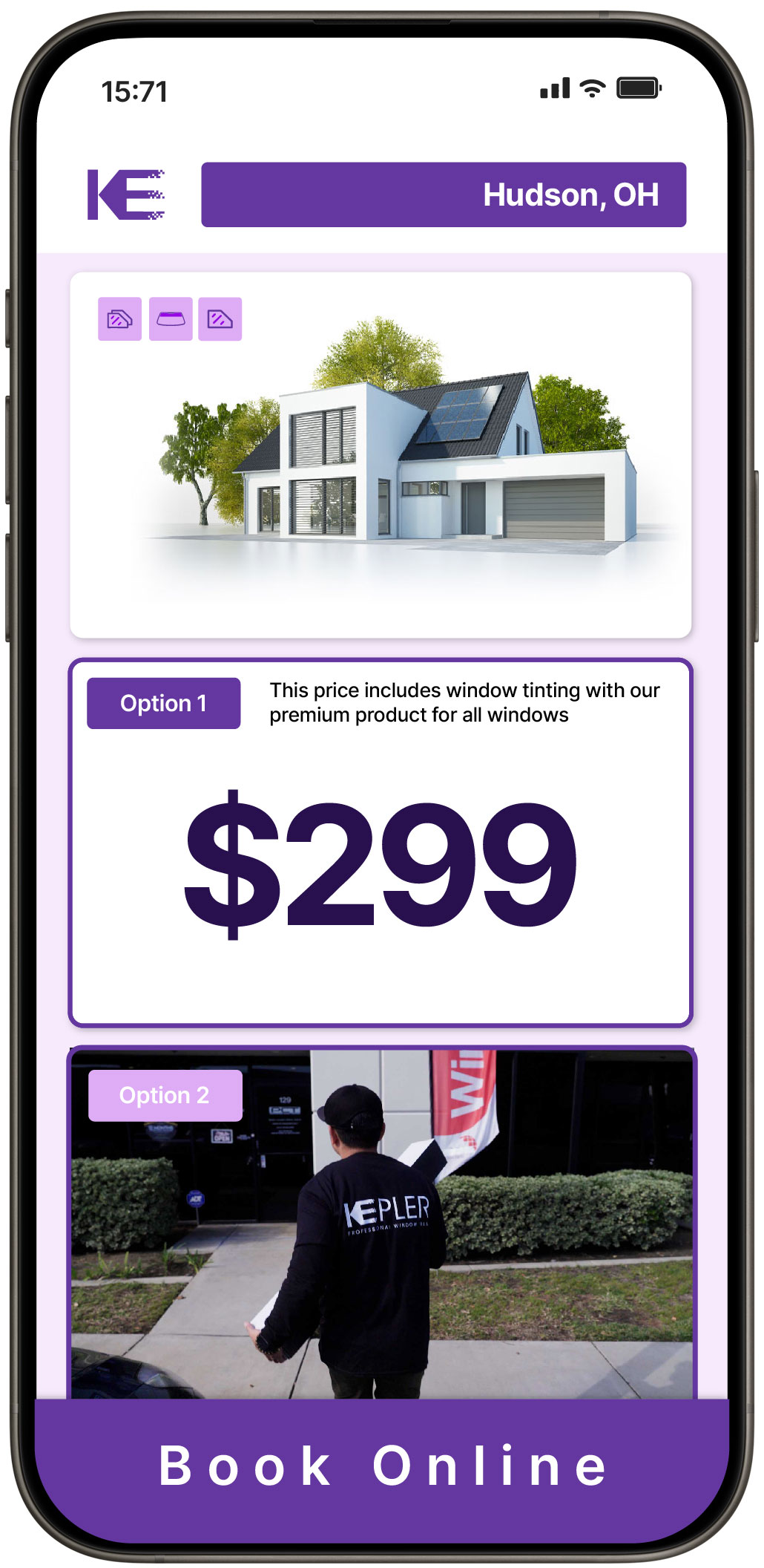 View Competitive Home Window Tinting Prices in Hudson, Ohio