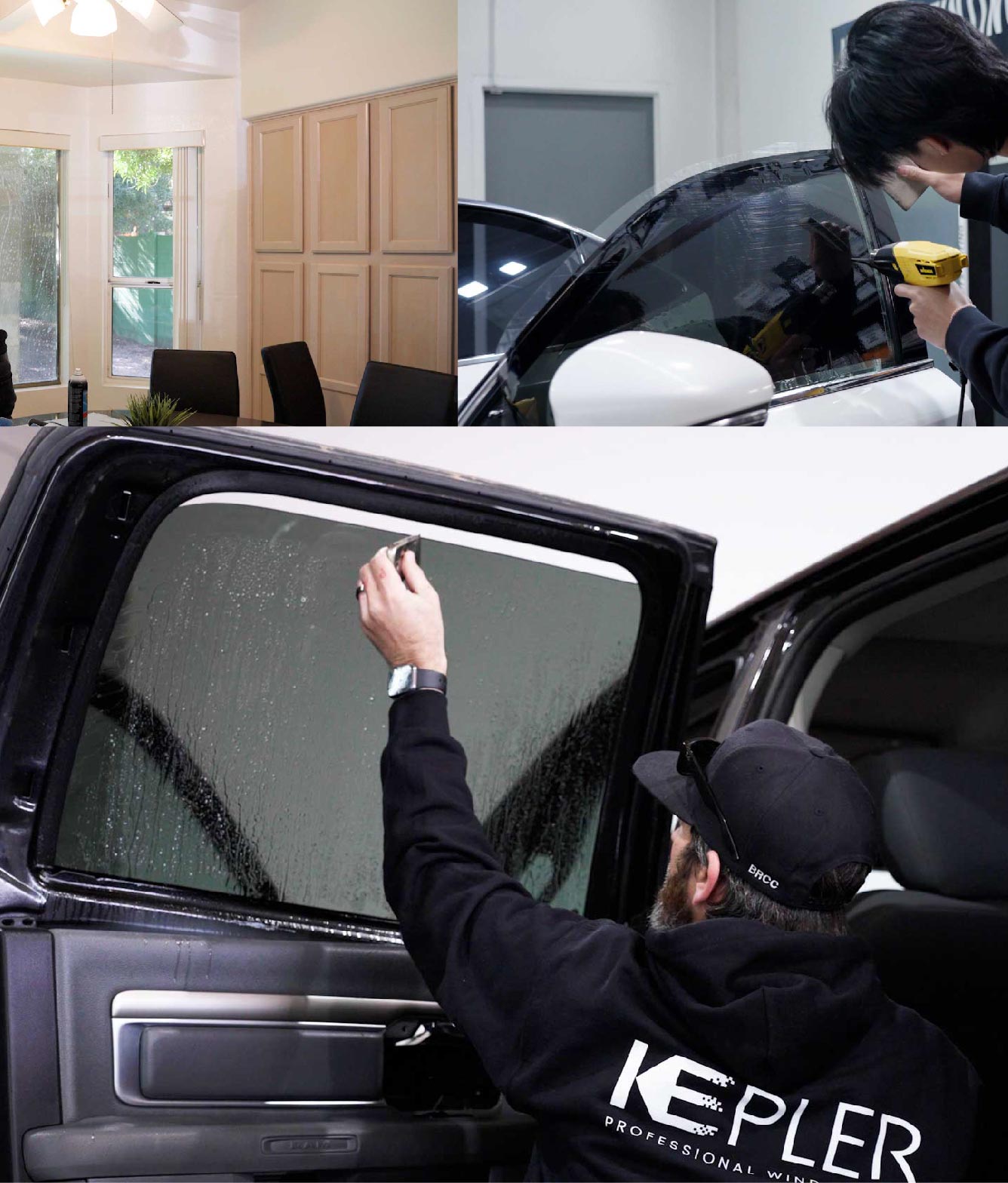 Kepler Window Tinting Specialists at Work in Tavares, Florida