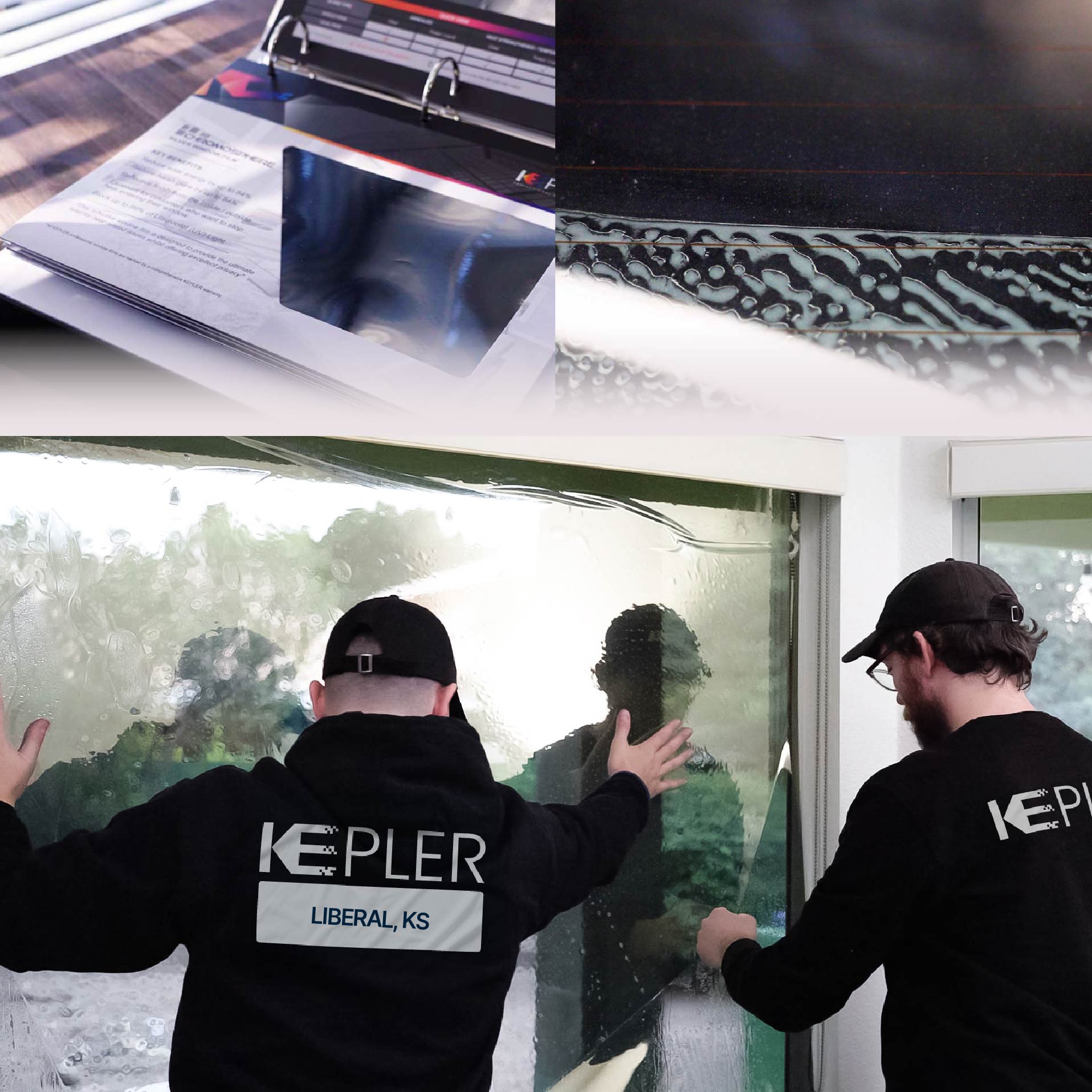 Kepler Specialist Performing Commercial Window Tinting in Liberal Liberal