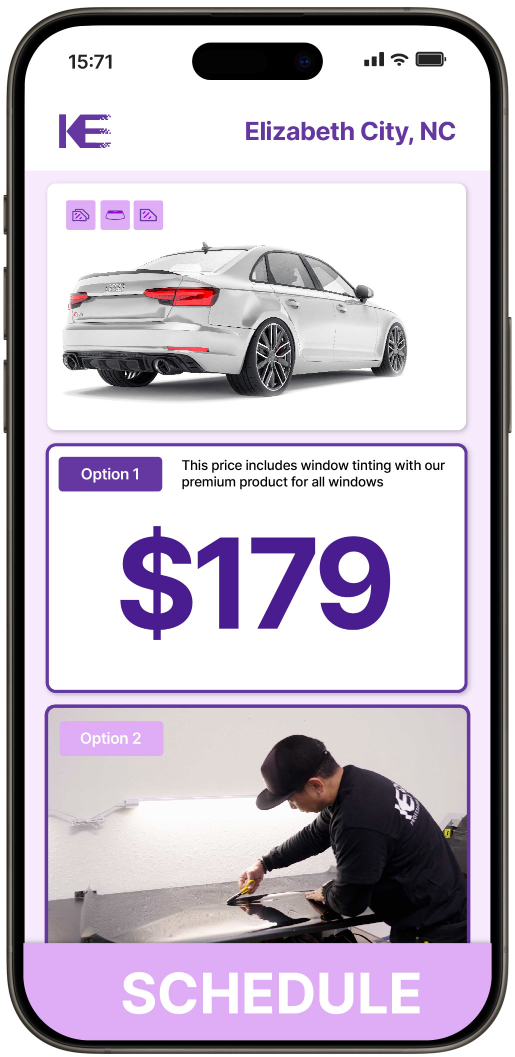 View Affordable Car Window Tinting Prices in Elizabeth City, North Carolina