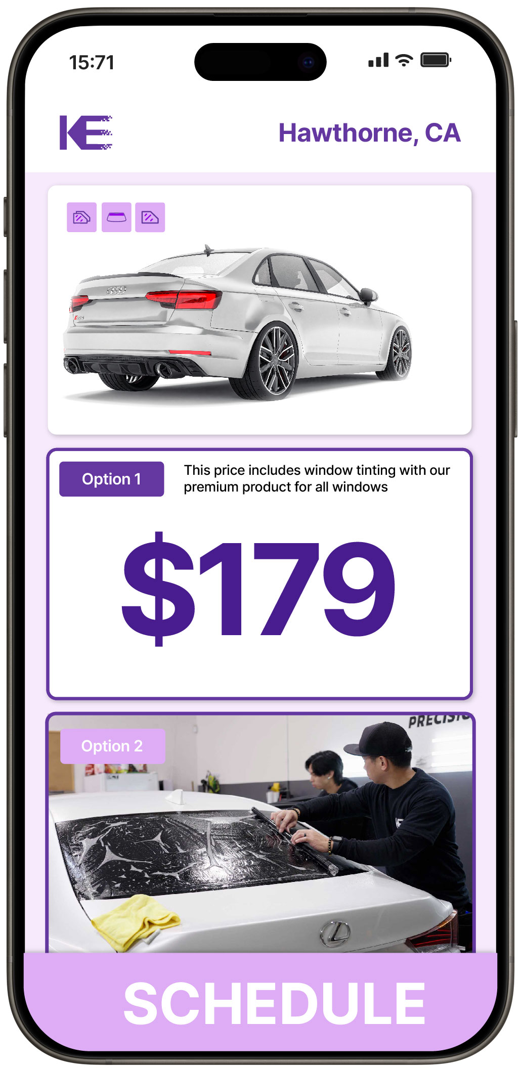 View Reasonable Car Window Tinting Prices in Hawthorne, California