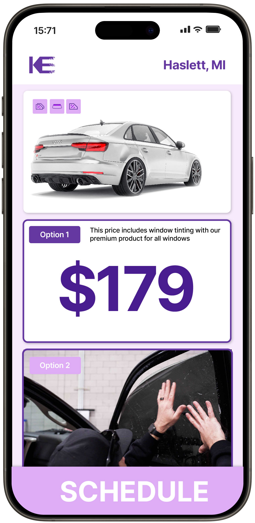 View Reasonable Car Window Tinting Prices in Haslett, Michigan