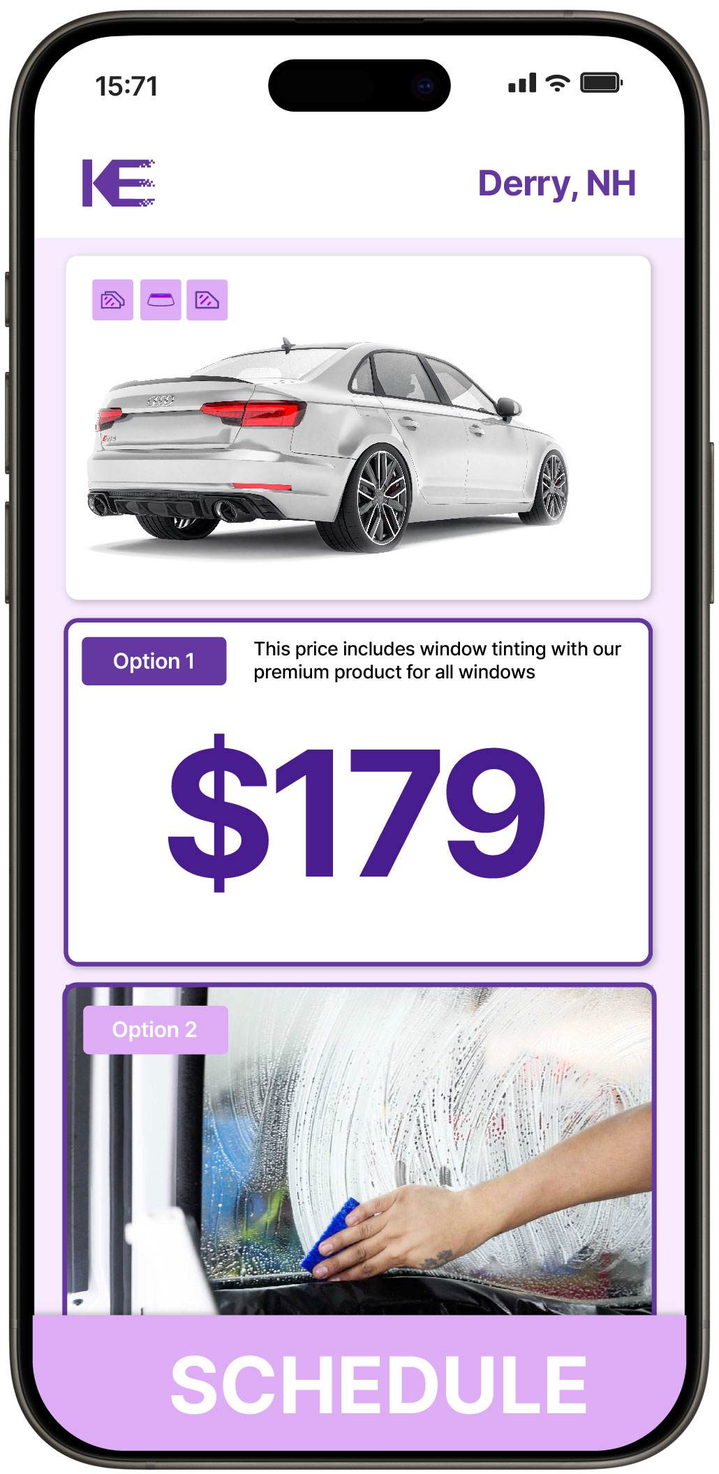 View Affordable Car Window Tinting Rates in Derry, New Hampshire