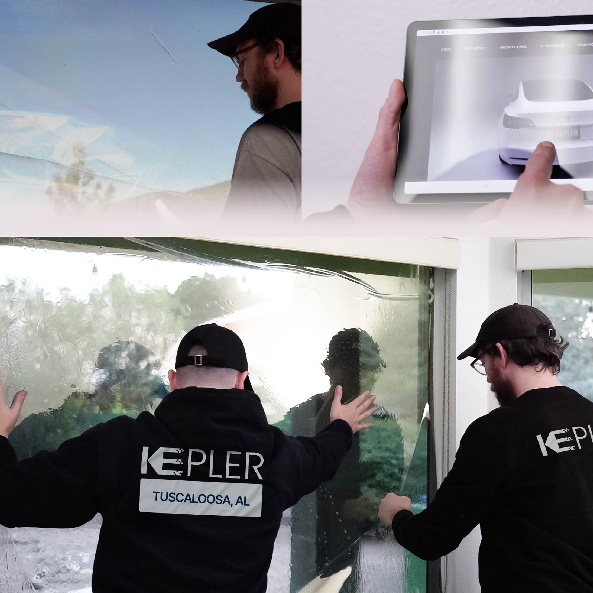 Kepler Specialist Performing Commercial Window Tinting in Tuscaloosa Tuscaloosa