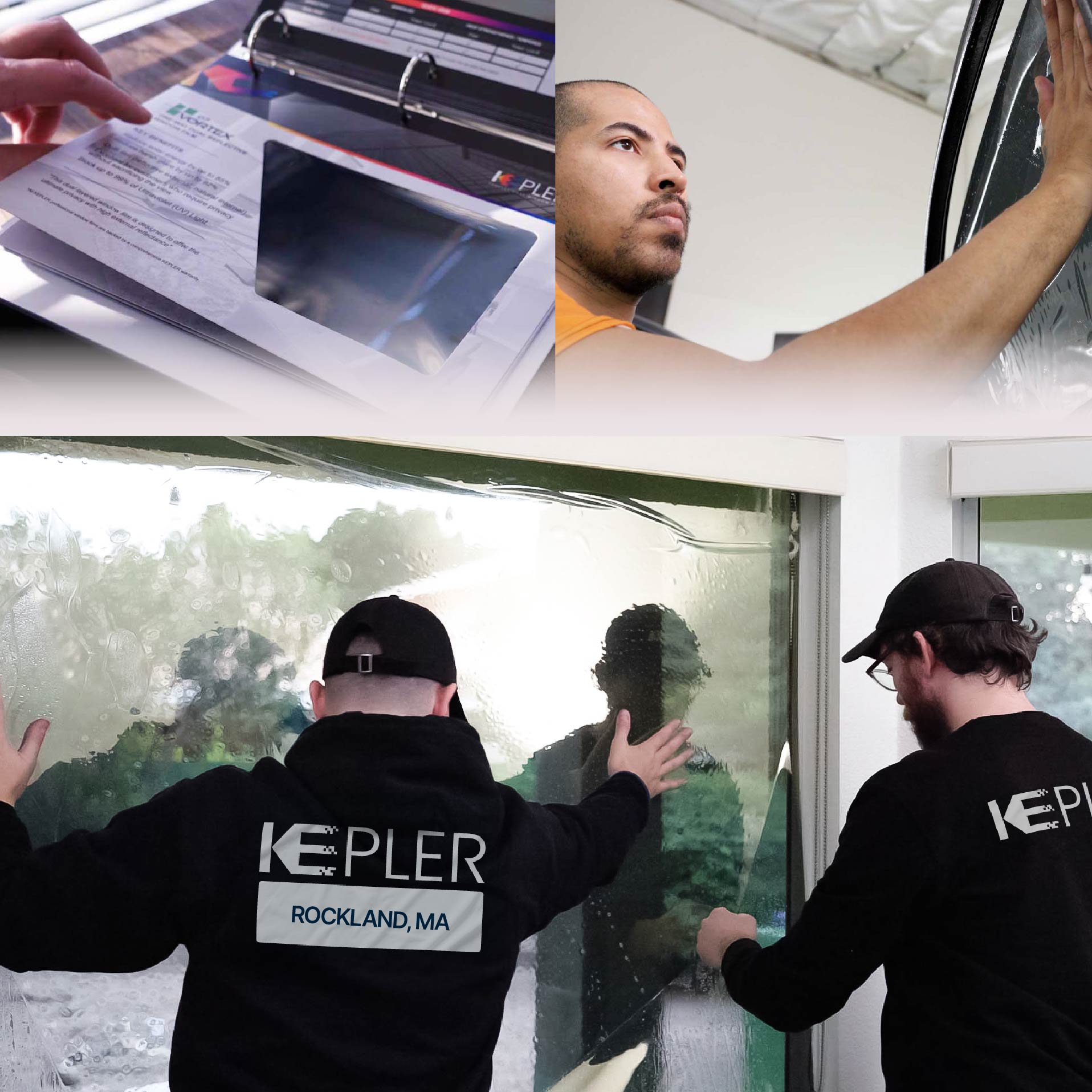 Kepler Specialist Performing Commercial Window Tinting in Rockland Rockland