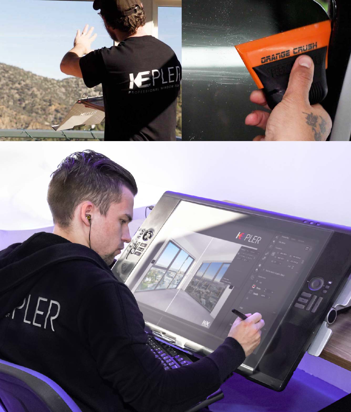 Kepler Specialist Performing Commercial Window Tinting in Detroit Detroit