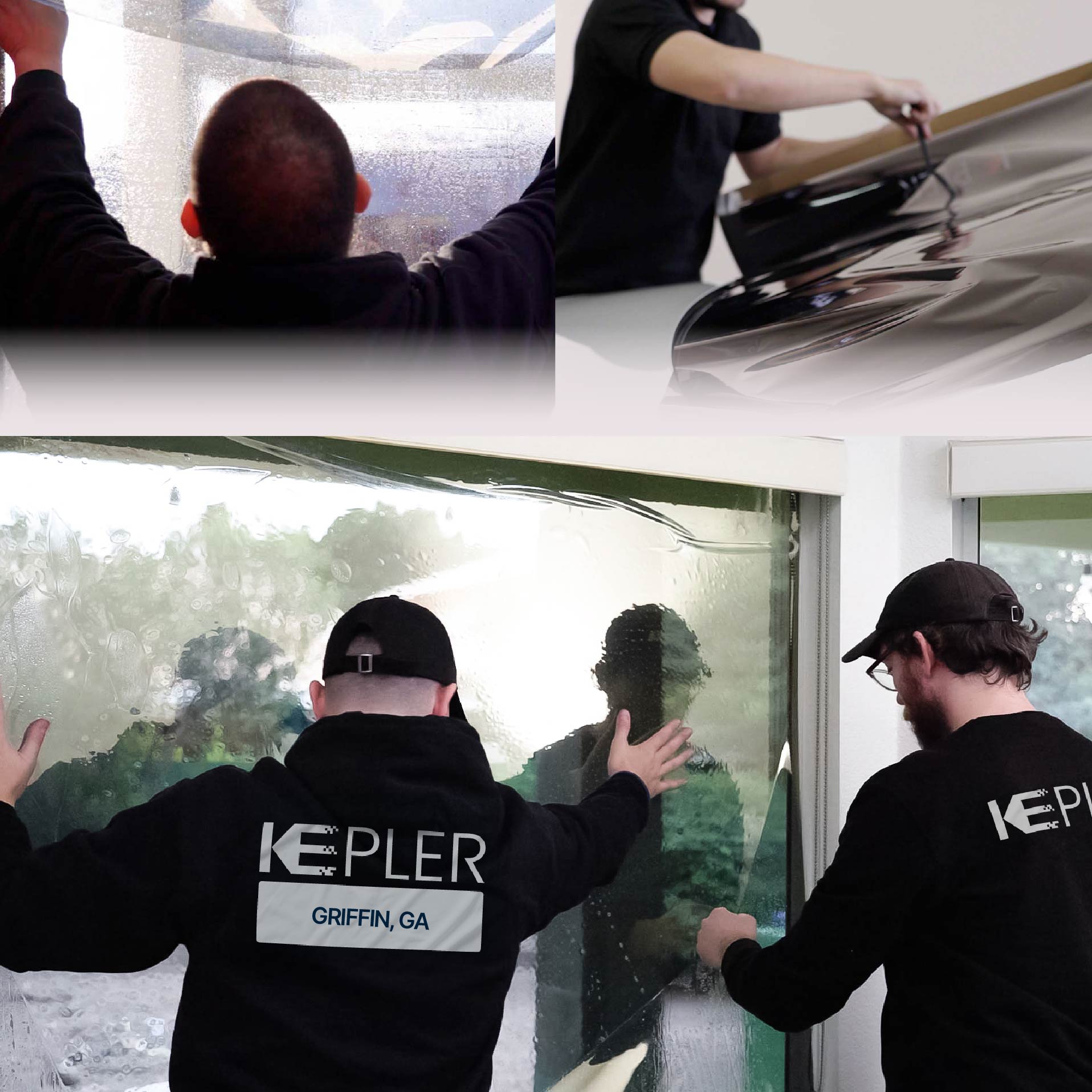 Kepler Specialist Performing Commercial Window Tinting in Griffin Griffin