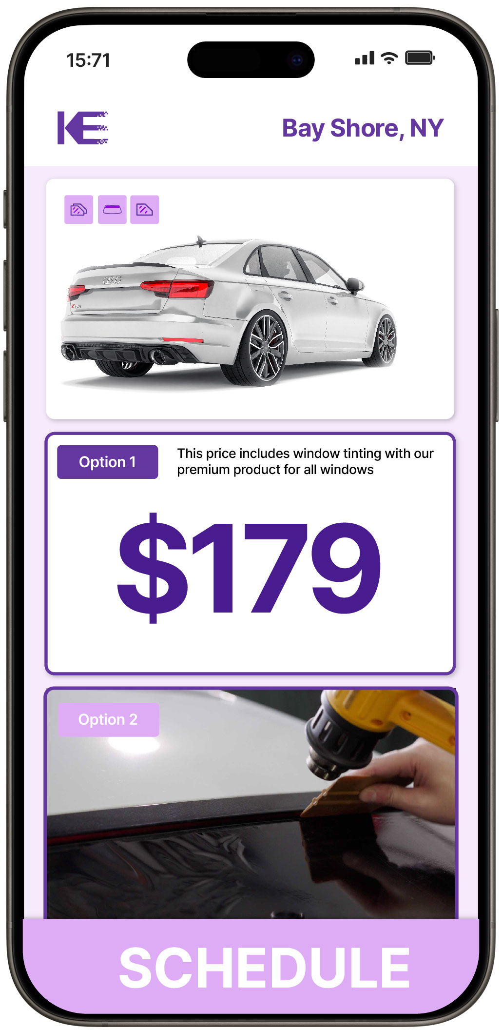 View Reasonable Car Window Tinting Rates in Bay Shore, New York