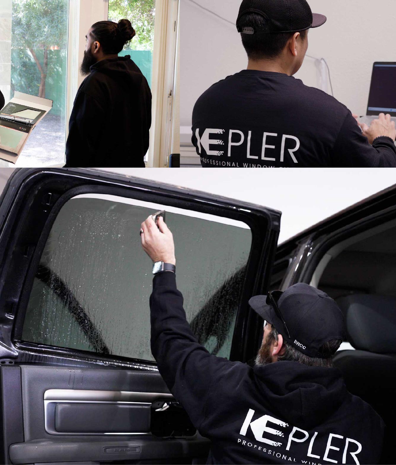 Kepler Window Tinting Specialists at Work in Sherwood, Arkansas