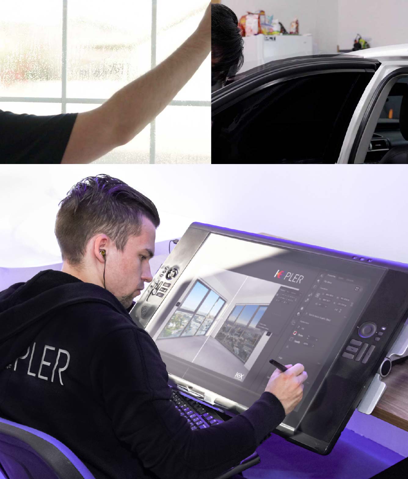 Kepler Specialist Performing Commercial Window Tinting in Danville Danville