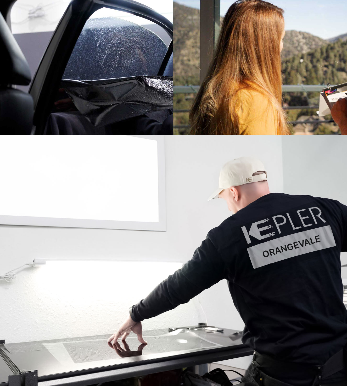 Window Tinting Specialist Cutting Film in Orangevale, California