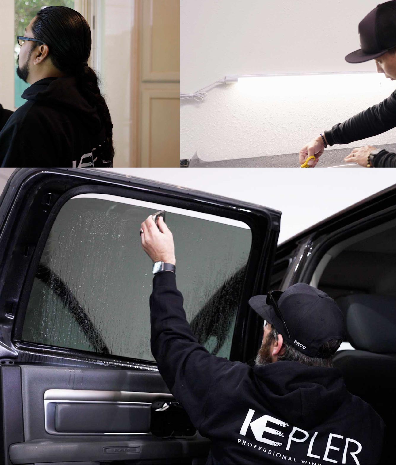 Kepler Window Tinting Specialists at Work in Hacienda Heights, California