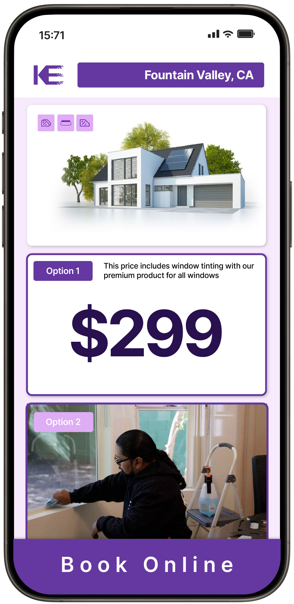 View Competitive Home Window Tinting Rates in Fountain Valley, California
