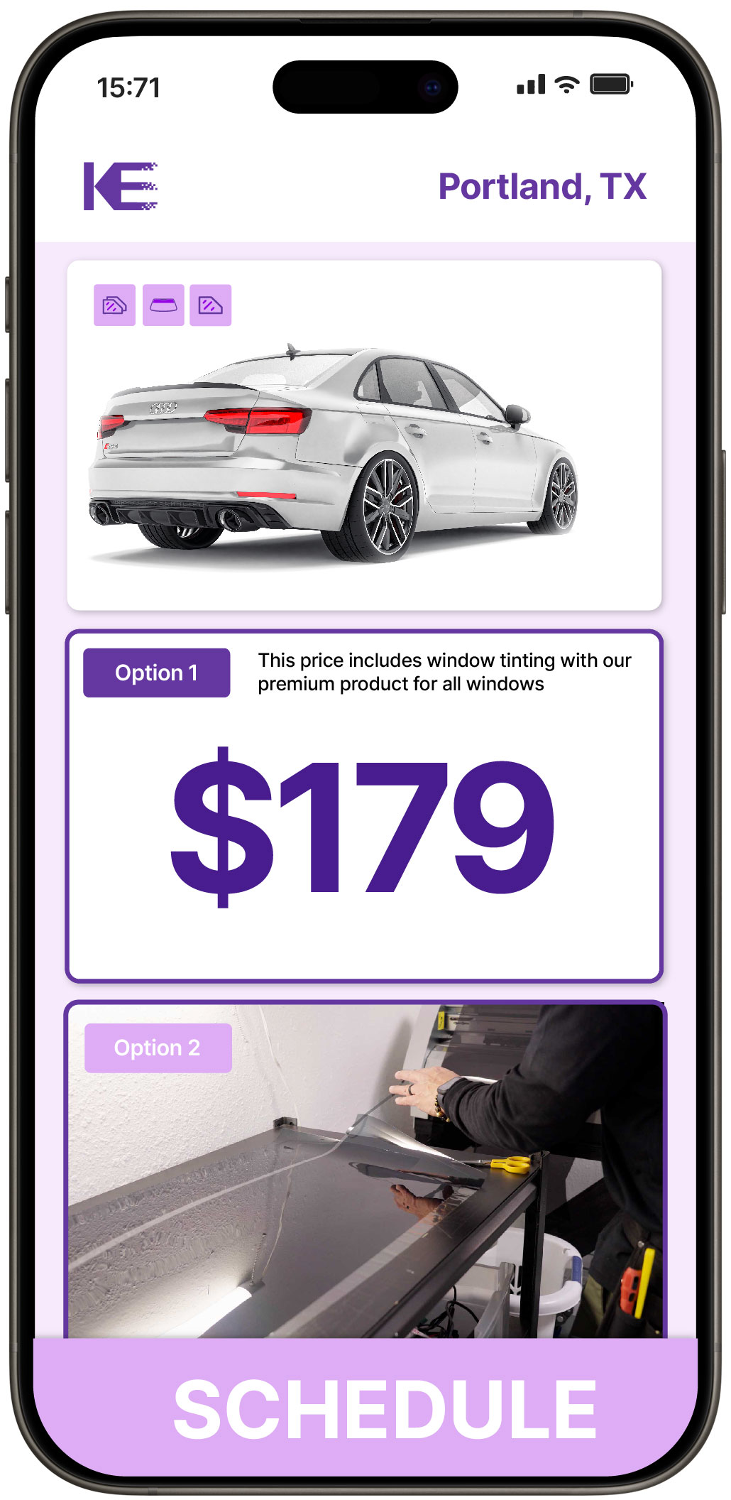 View Competitive Car Window Tinting Prices in Portland, Texas
