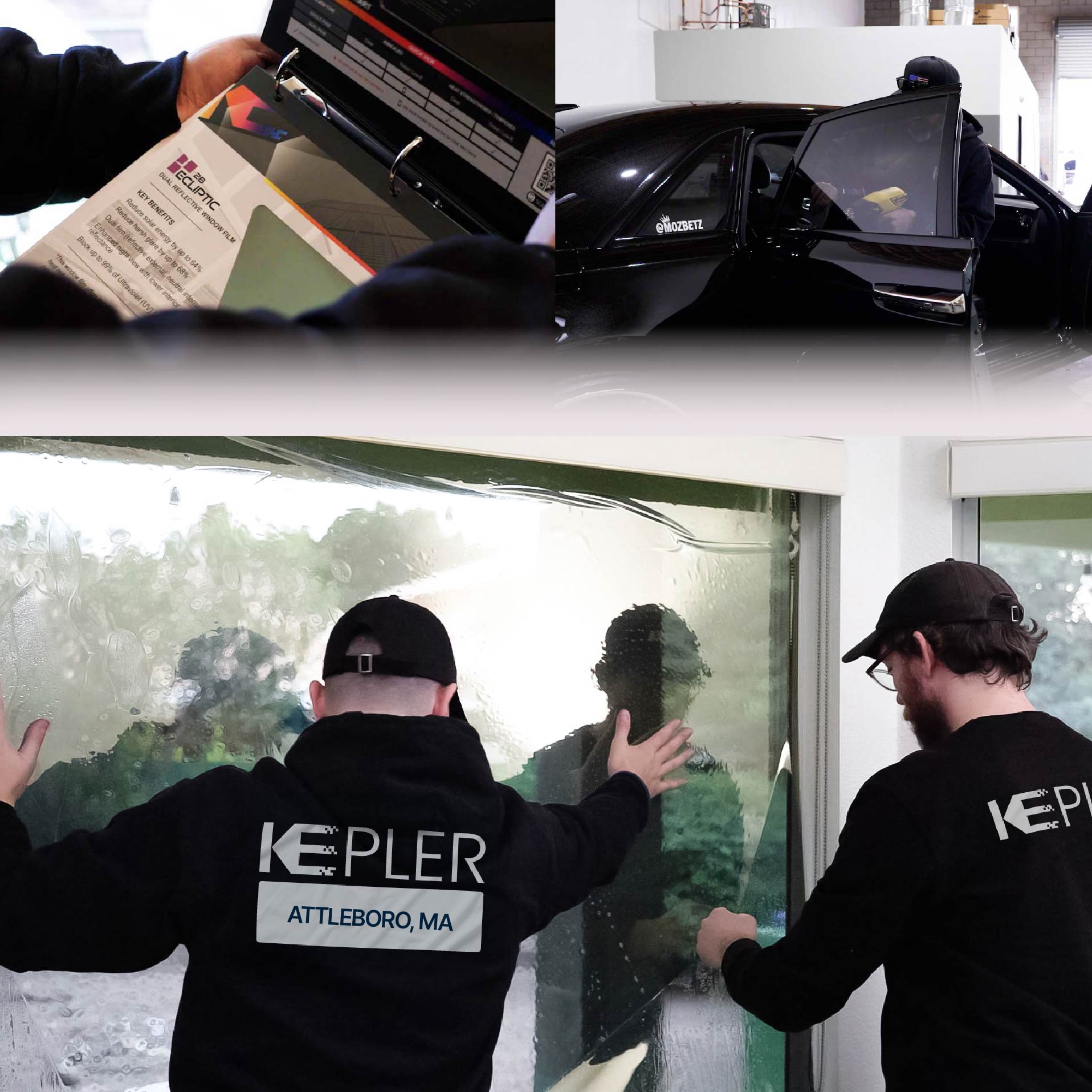 Kepler Specialist Performing Commercial Window Tinting in Attleboro Attleboro