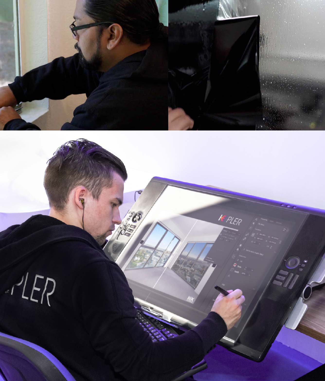 Kepler Specialist Performing Commercial Window Tinting in San Jacinto San Jacinto