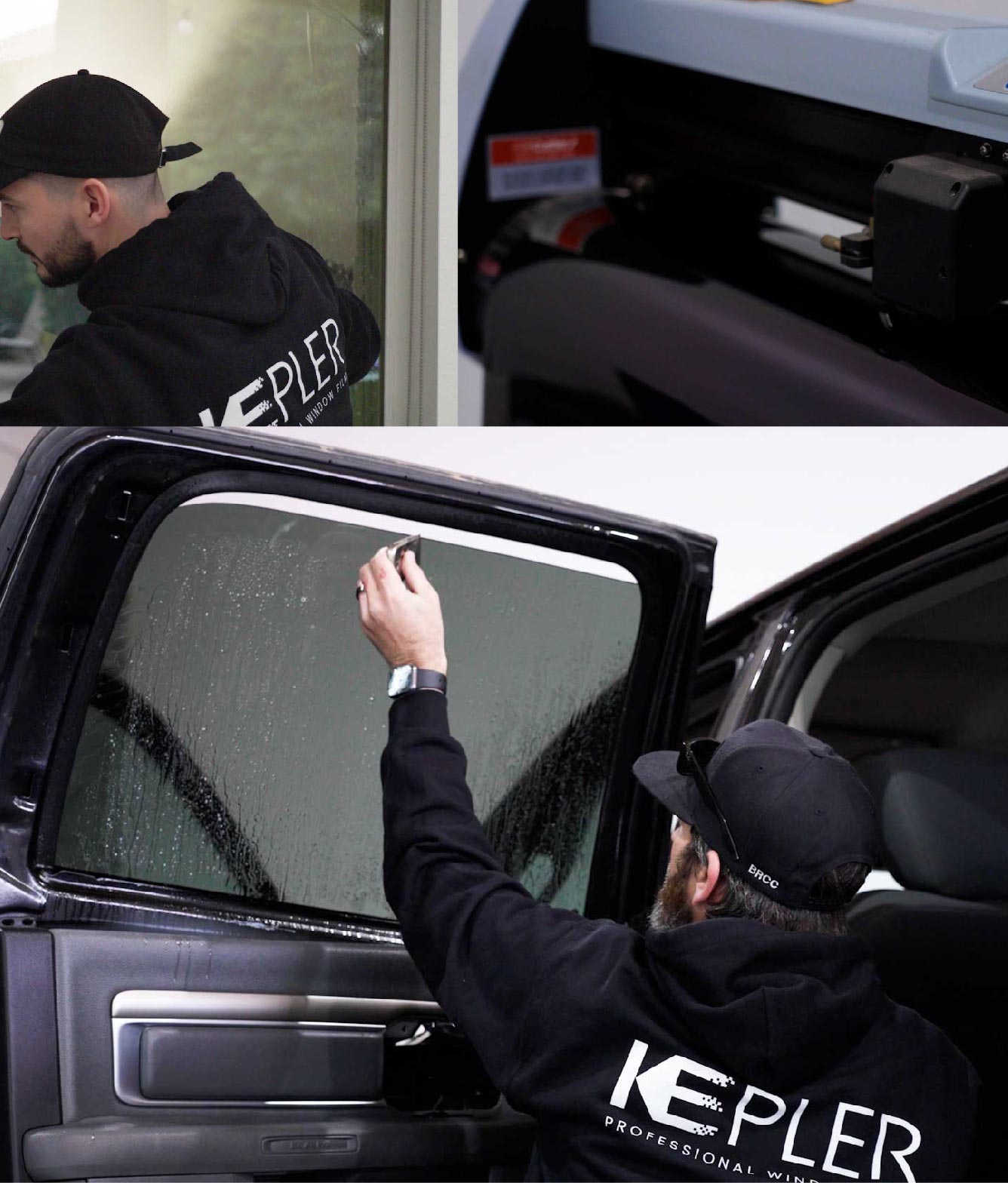 Kepler Window Tinting Specialists at Work in North Kingstown, Rhode Island