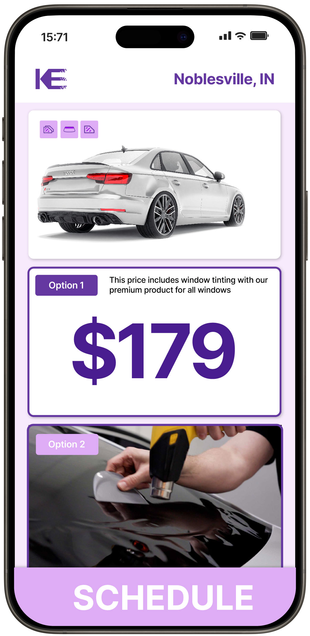 View Reasonable Car Window Tinting Costs in Noblesville, Indiana
