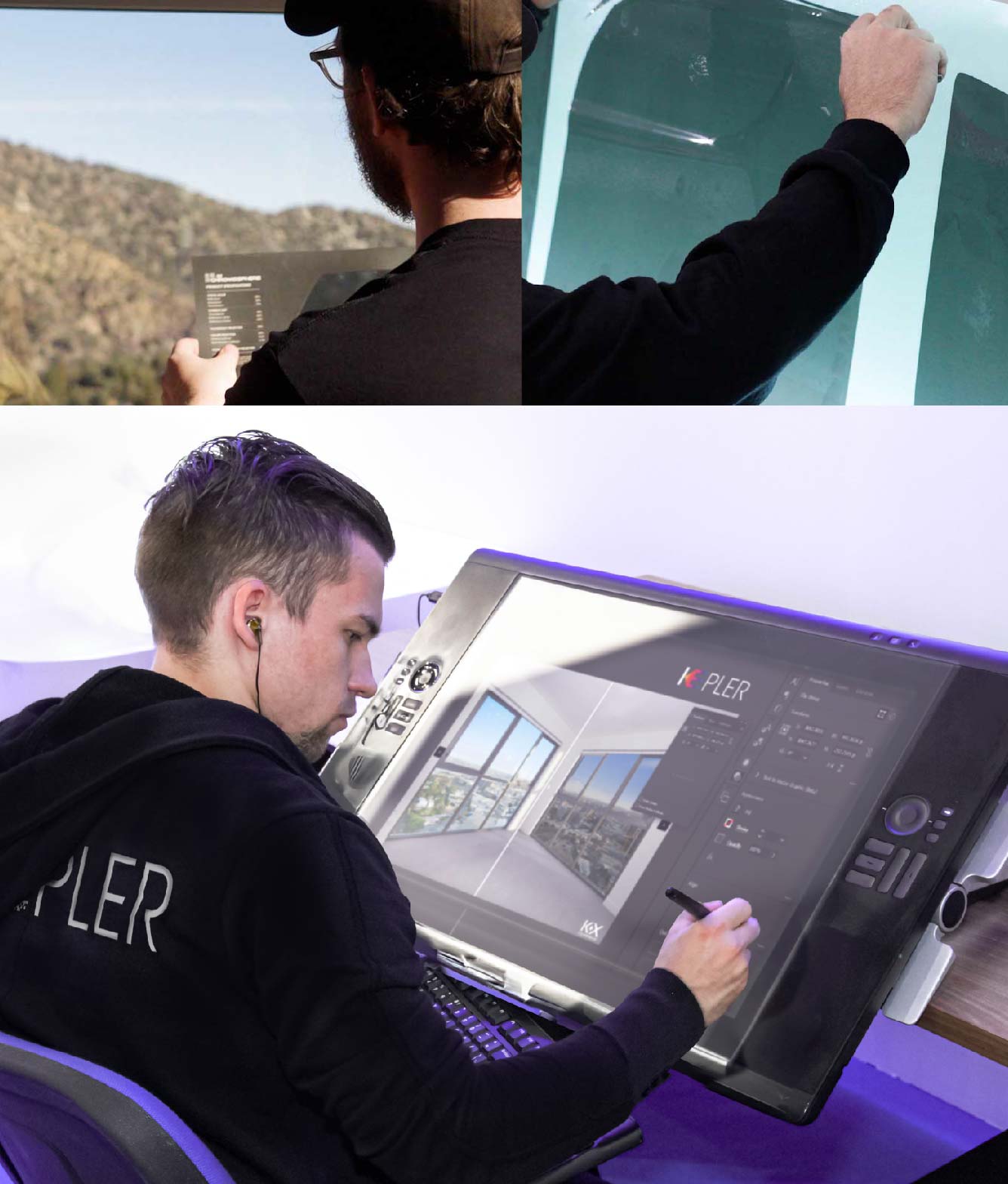 Kepler Specialist Performing Commercial Window Tinting in Rockford Rockford