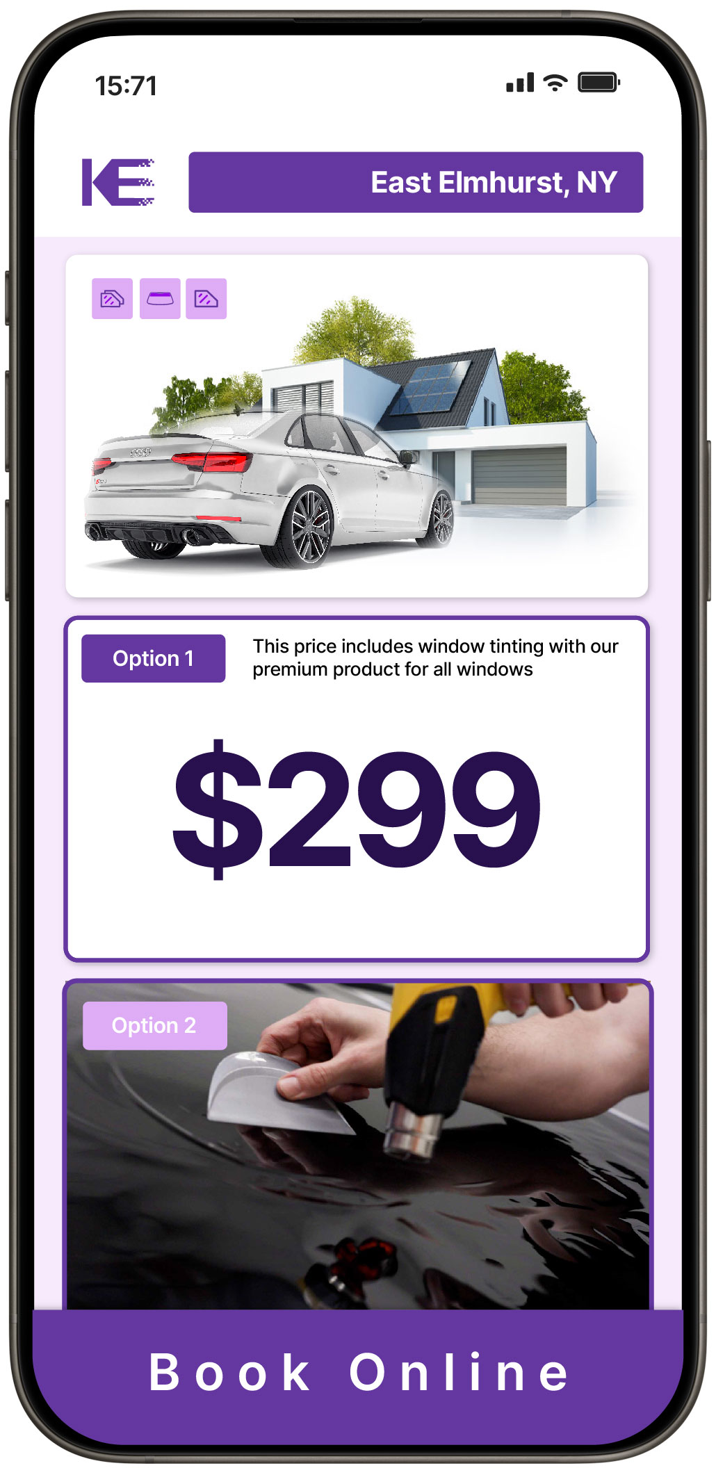View Reasonable Tesla Window Tinting Costs in Tonawanda, New York