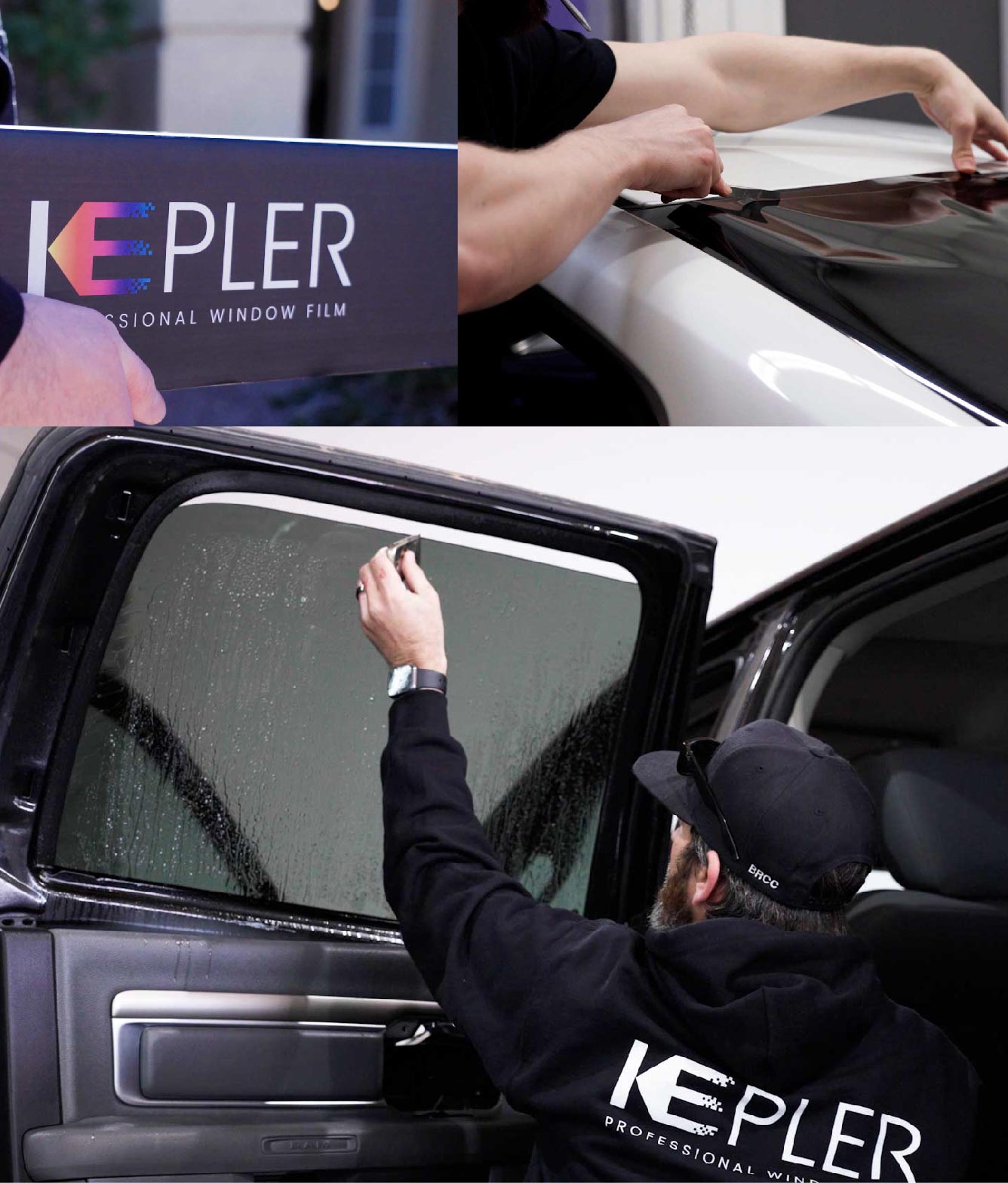 Kepler Window Tinting Specialists at Work in Smithfield, Rhode Island