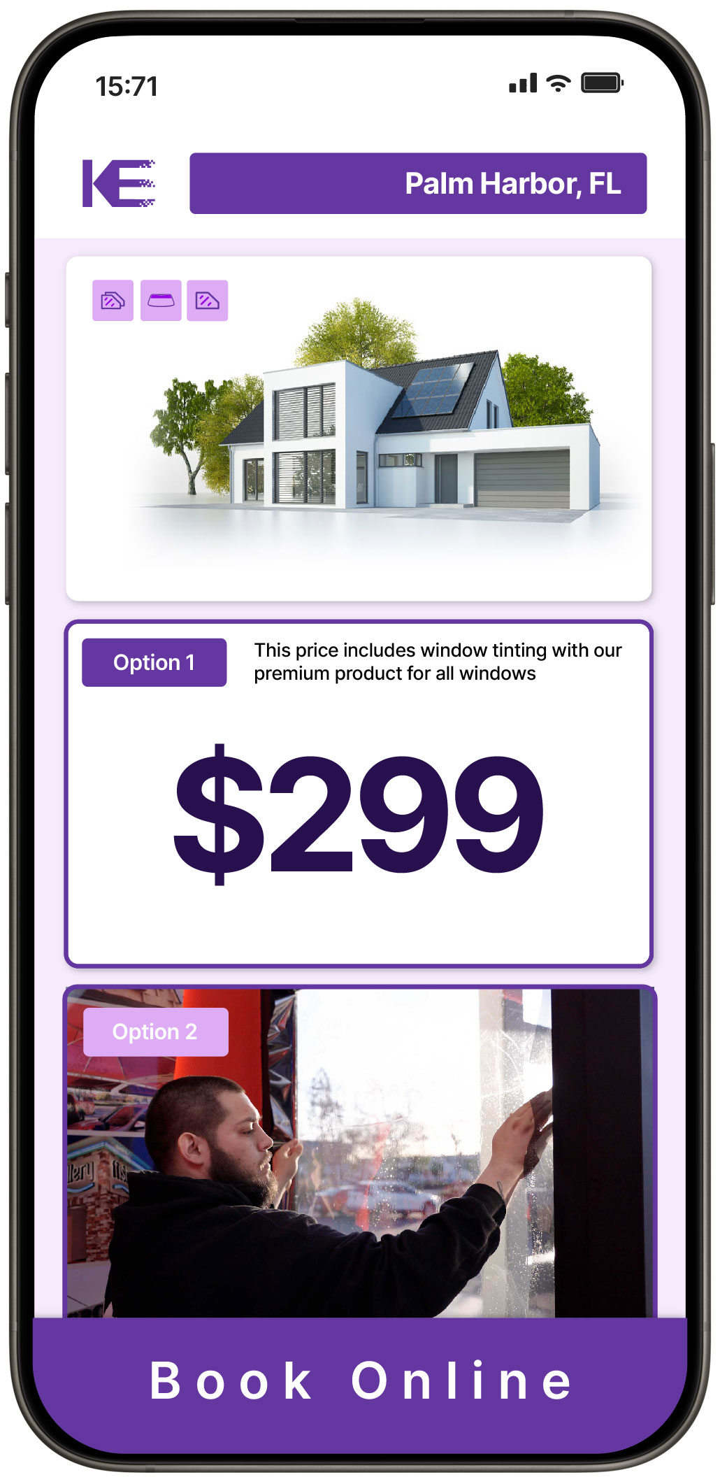View Competitive Home Window Tinting Costs in Palm Harbor, Florida