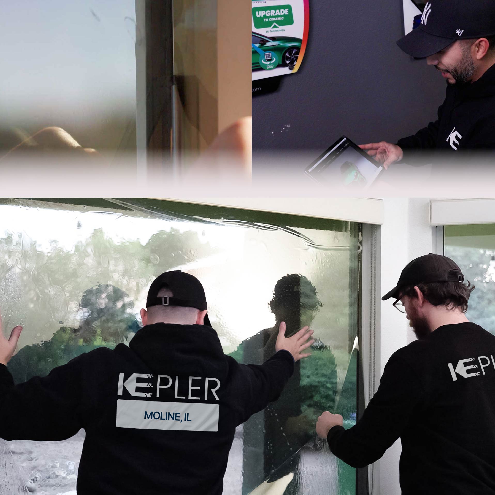 Kepler Specialist Performing Commercial Window Tinting in Moline Moline