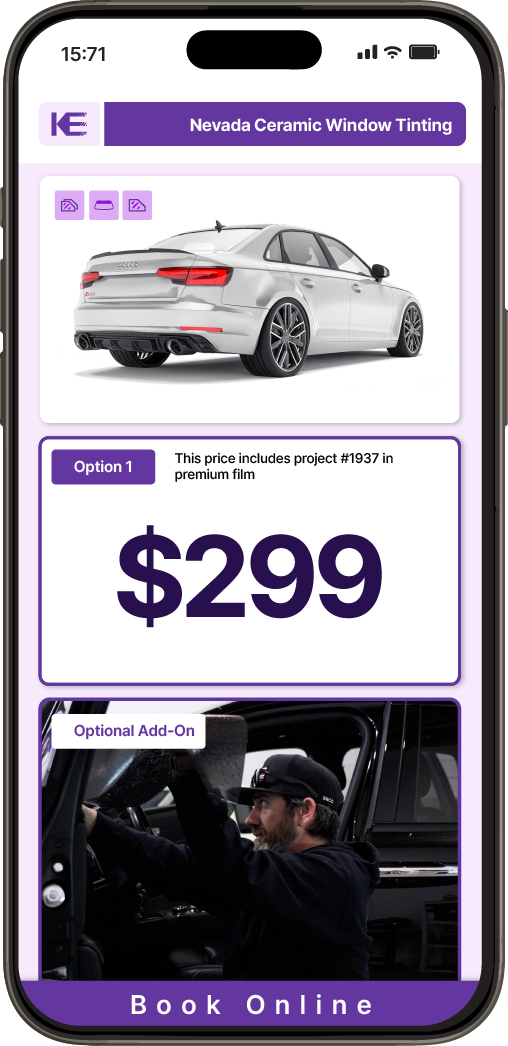 View Competitive Car Window Tinting Prices in Nevada
