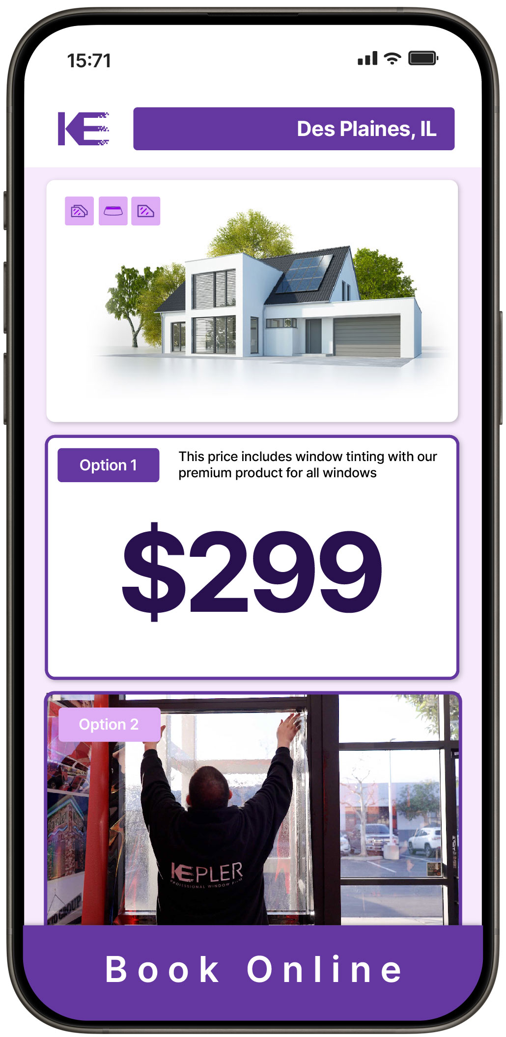 View Affordable Home Window Tinting Rates in Des Plaines, Illinois