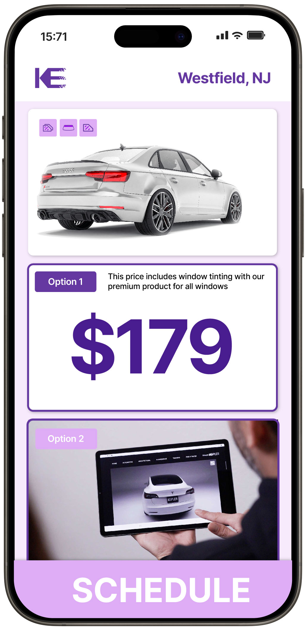 View Reasonable Car Window Tinting Costs in Westfield, New Jersey