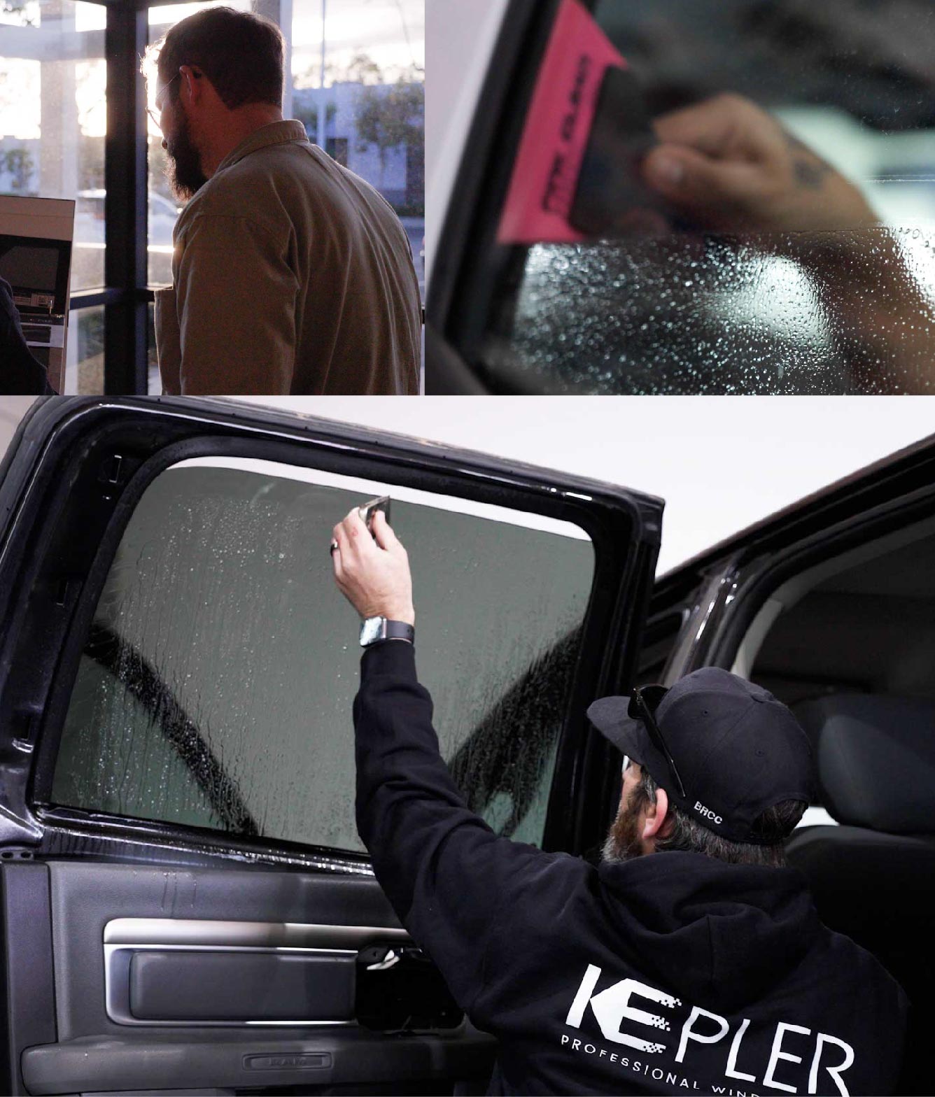 Kepler Window Tinting Specialists at Work in Paso Robles, California