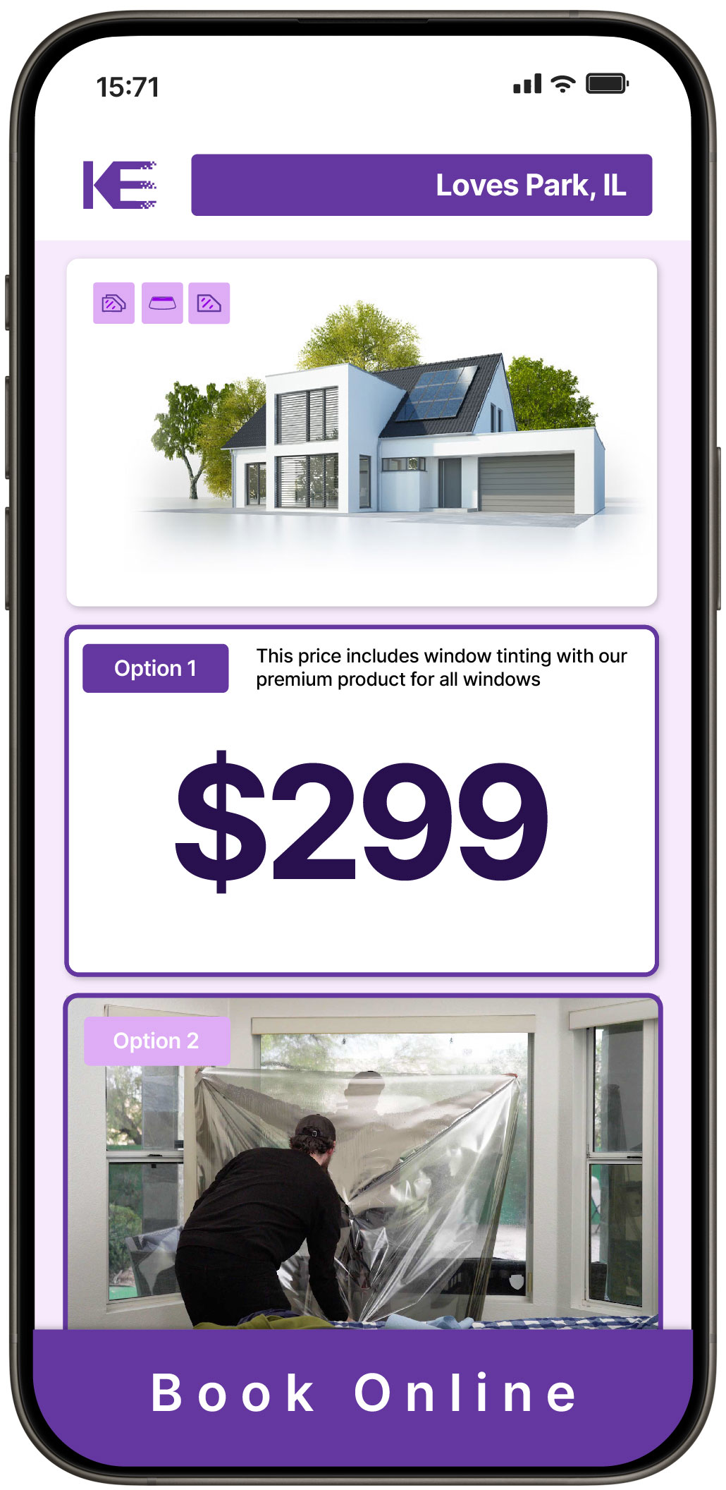 View Reasonable Home Window Tinting Prices in Loves Park, Illinois