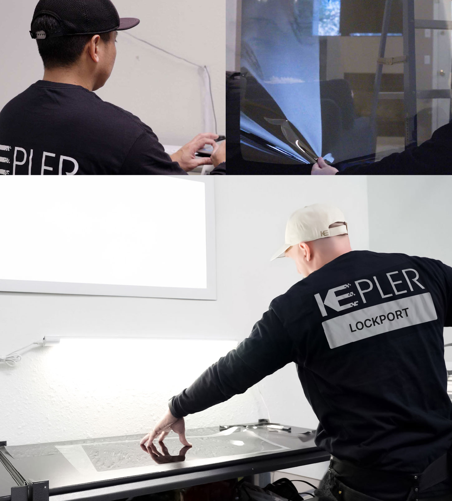 Window Tinting Specialist Cutting Film in Lockport, New York