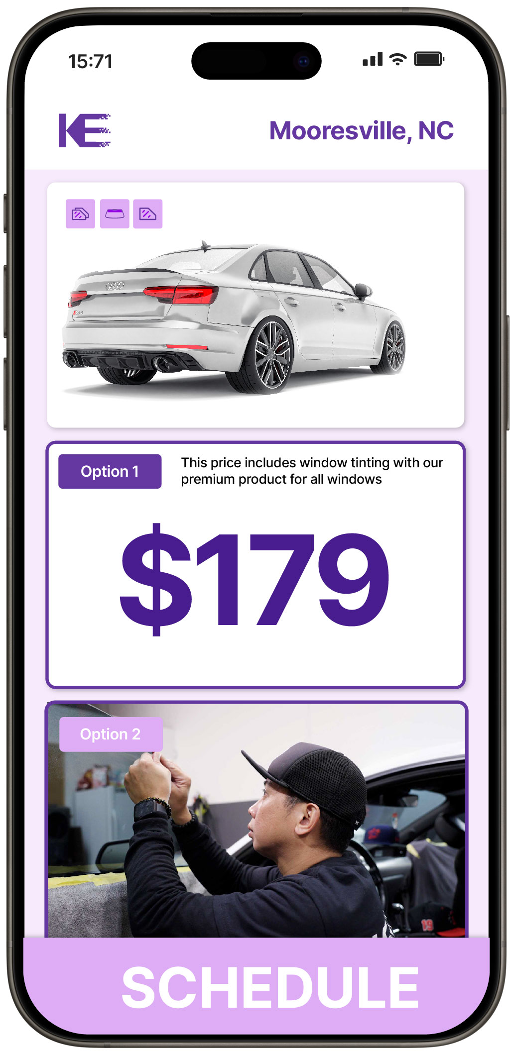 View Reasonable Car Window Tinting Prices in Mooresville, North Carolina