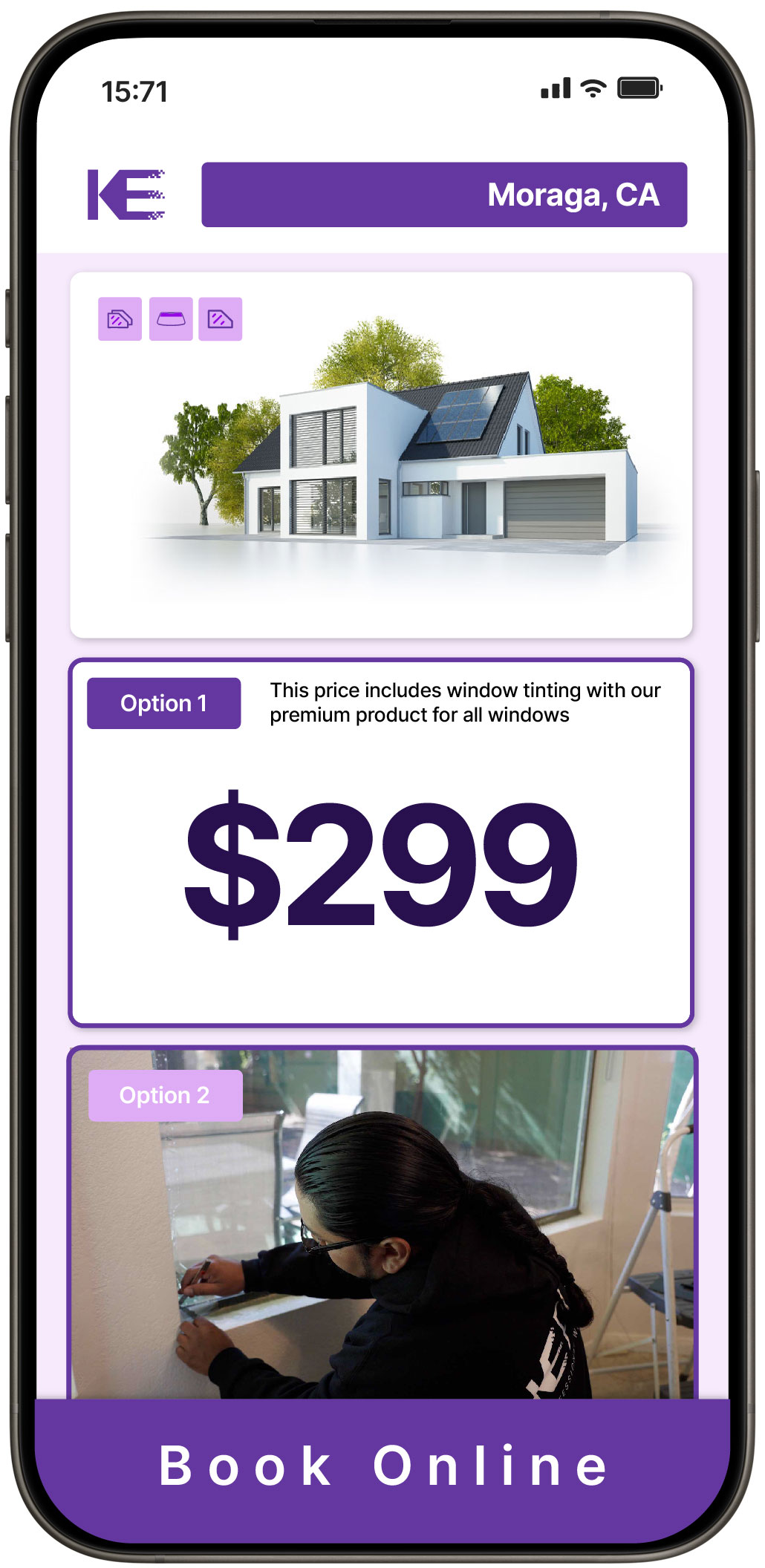 View Competitive Home Window Tinting Costs in Moraga, California