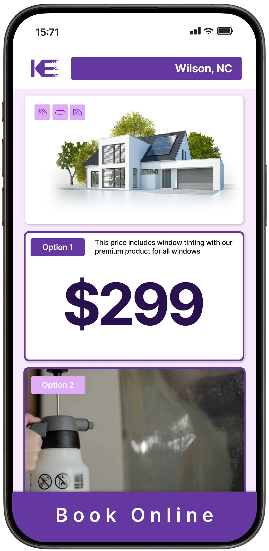 View Competitive Home Window Tinting Prices in Wilson, North Carolina