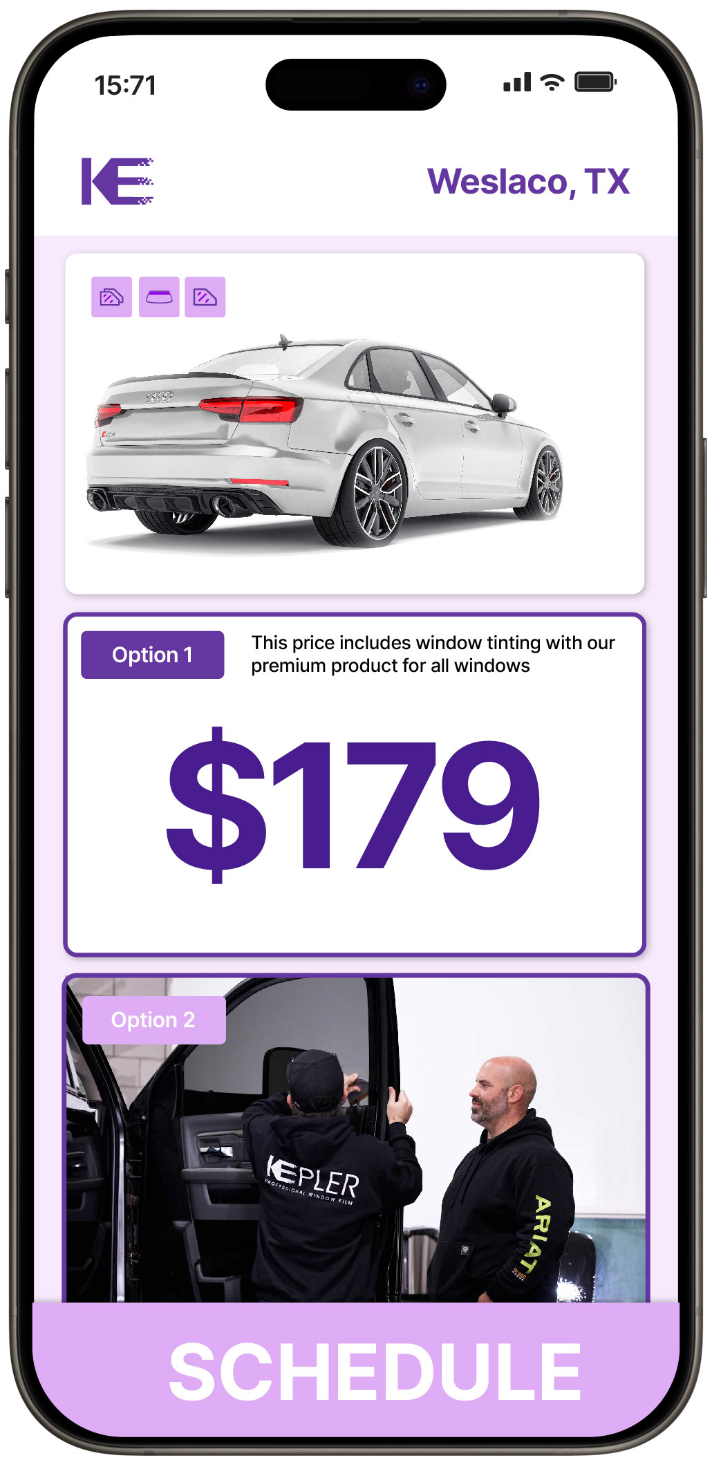 View Affordable Car Window Tinting Prices in Weslaco, Texas