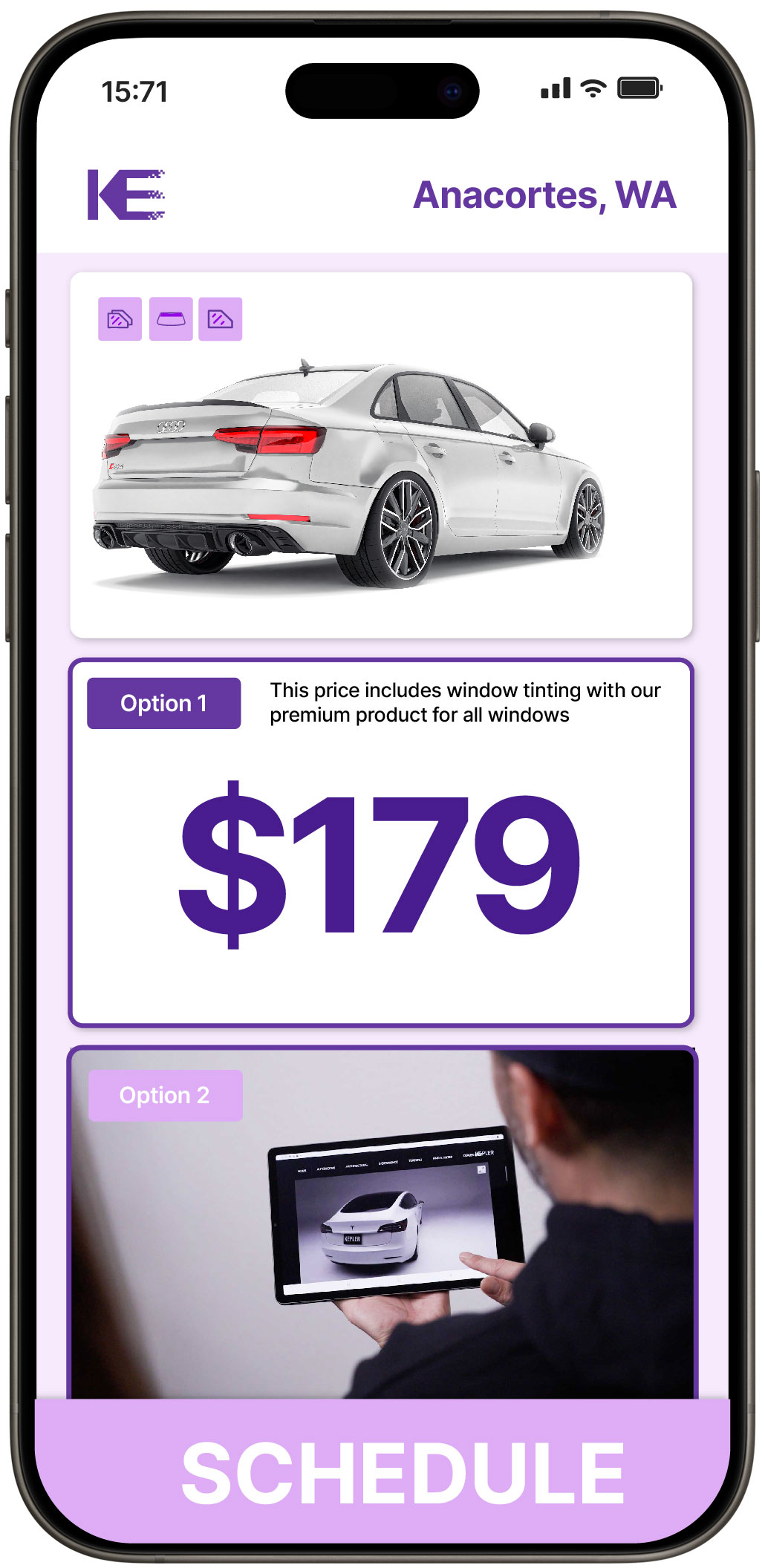 View Reasonable Car Window Tinting Rates in Anacortes, Washington