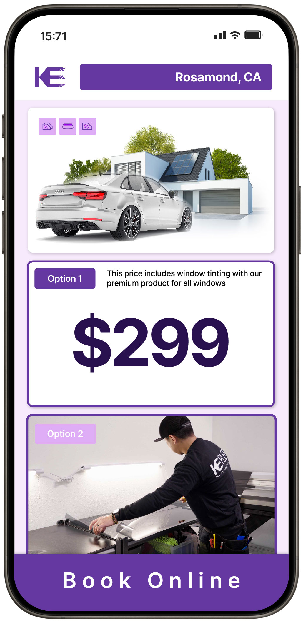 View Competitive Window Tinting Prices in Rosamond, California