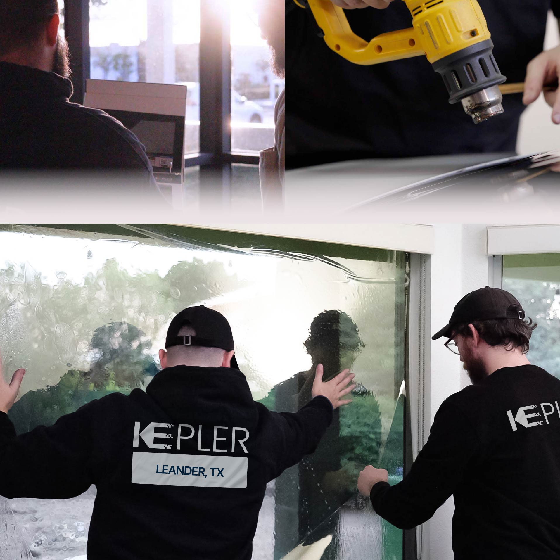 Kepler Specialist Performing Commercial Window Tinting in Leander Leander