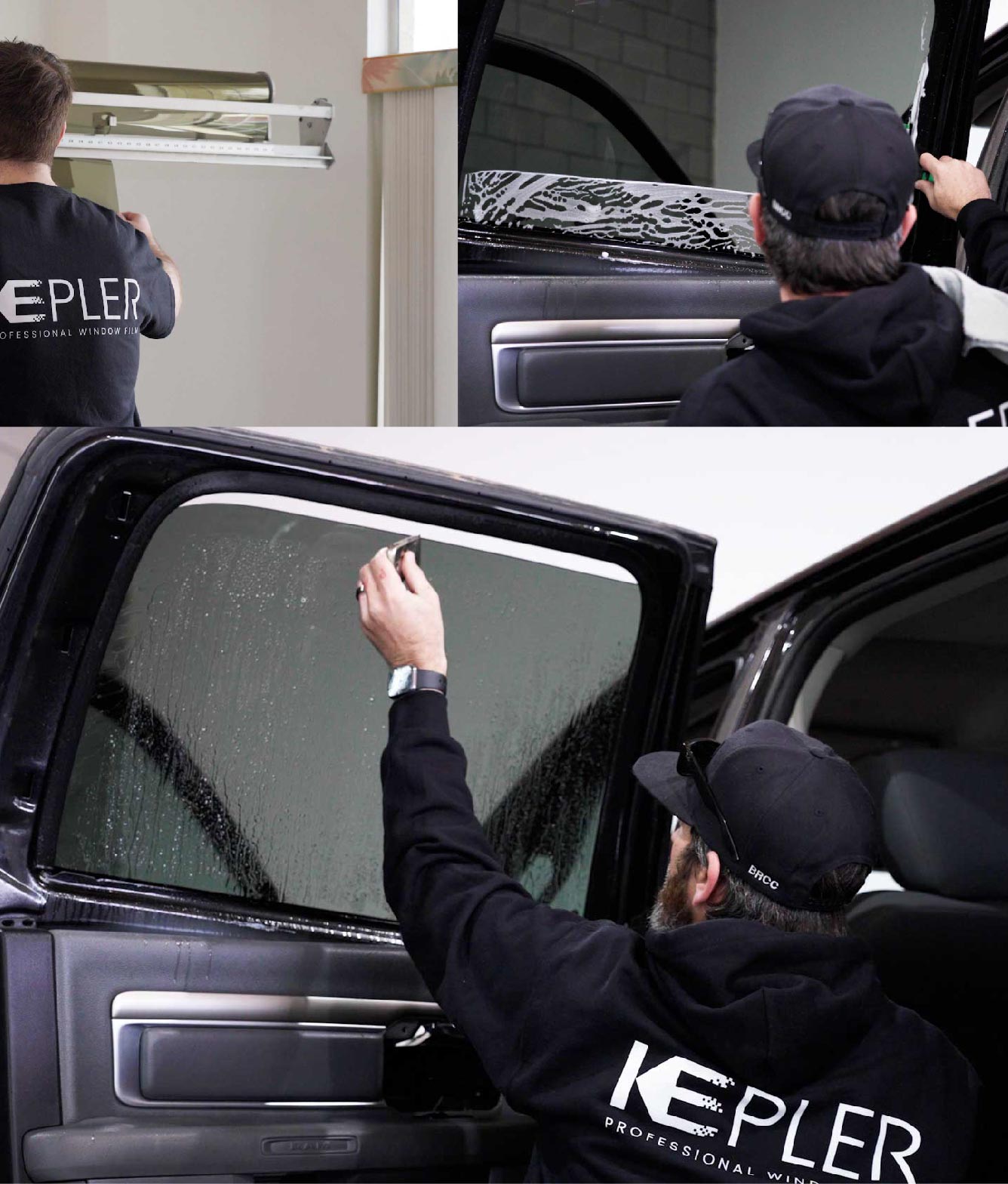 Kepler Window Tinting Specialists at Work in Sun City, California