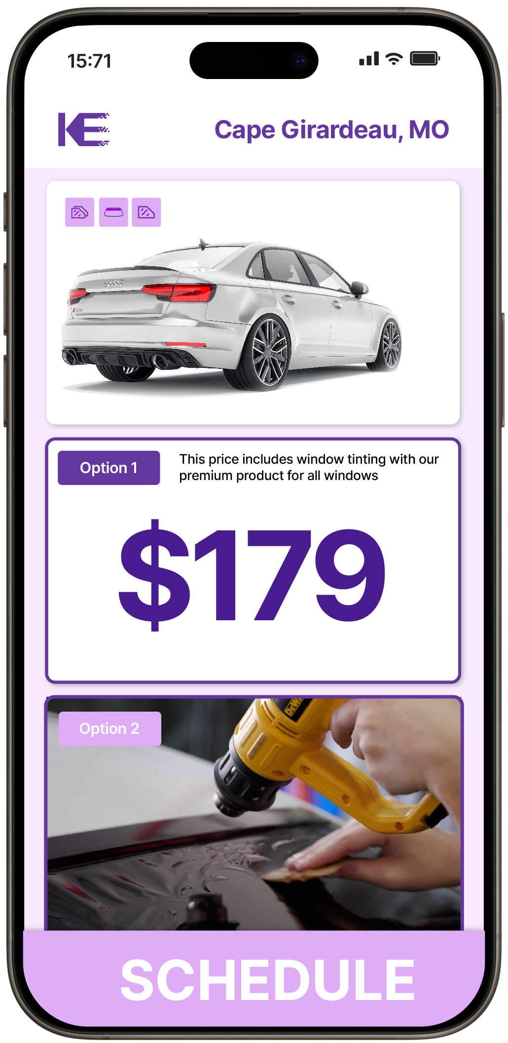 View Affordable Car Window Tinting Costs in Cape Girardeau, Missouri