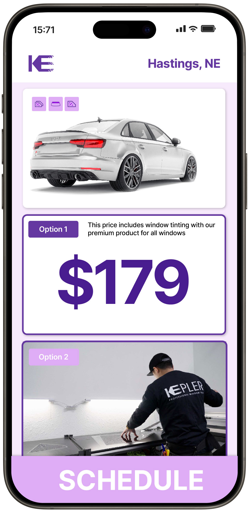 View Reasonable Car Window Tinting Rates in Hastings, Nebraska