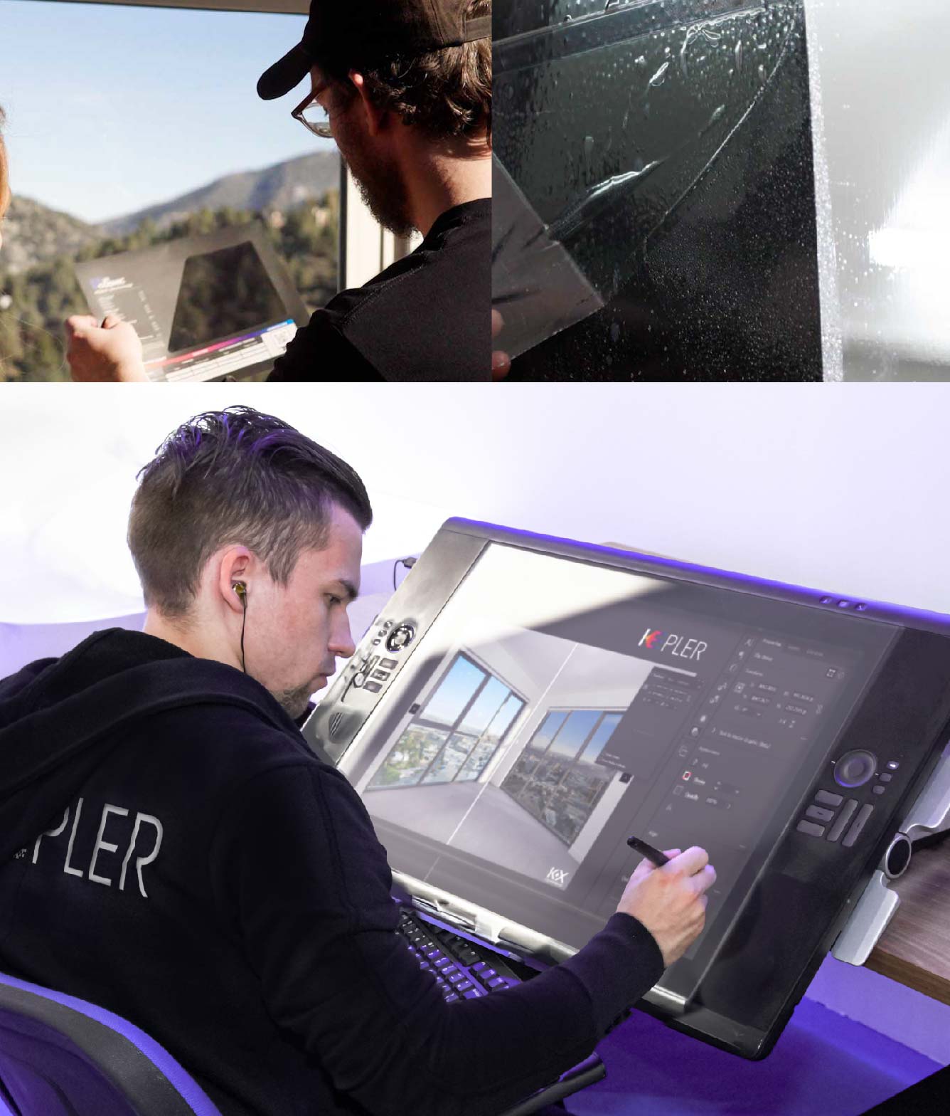 Kepler Specialist Performing Commercial Window Tinting in Redwood City Redwood City