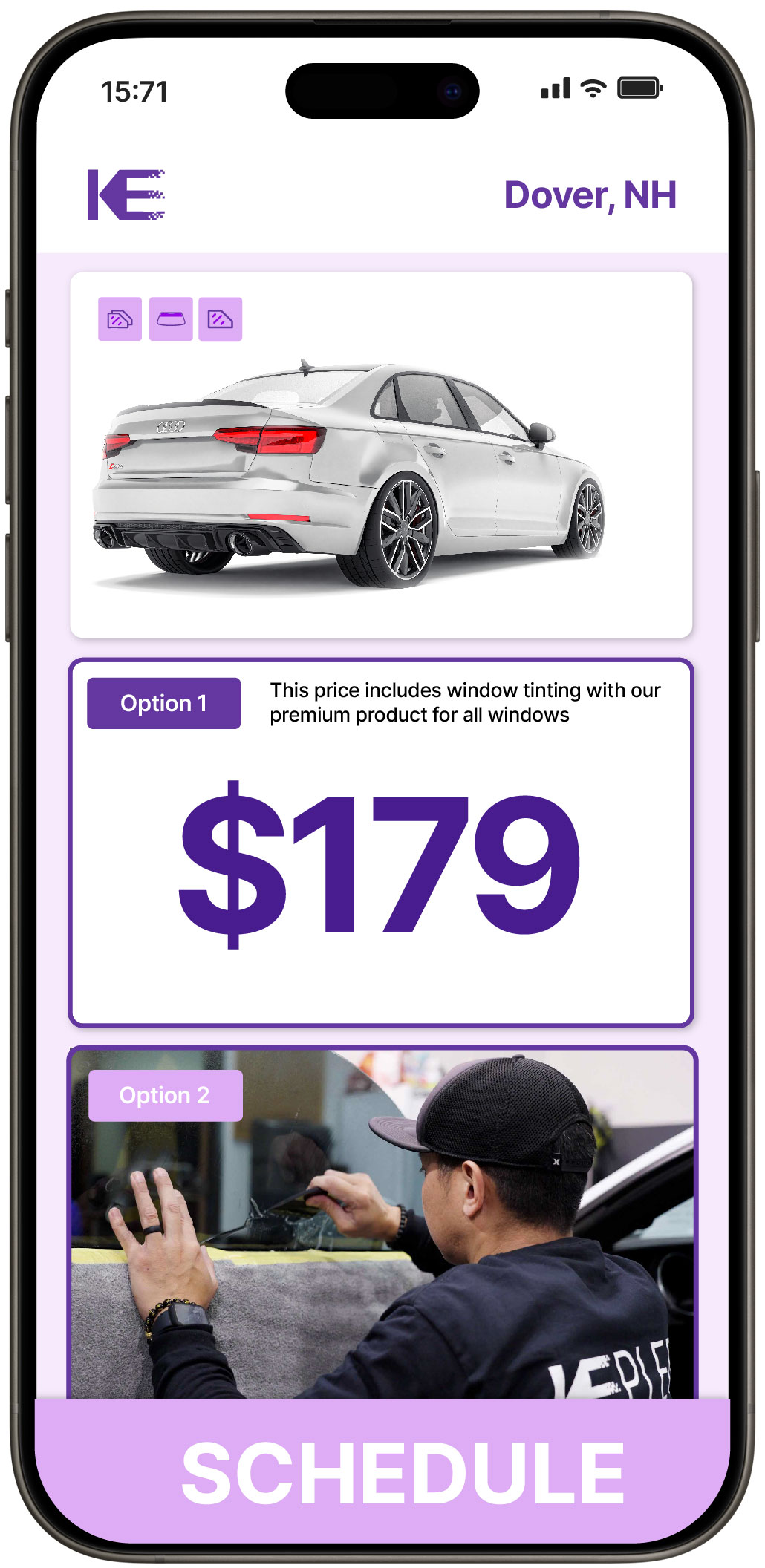 View Reasonable Car Window Tinting Prices in Dover, New Hampshire